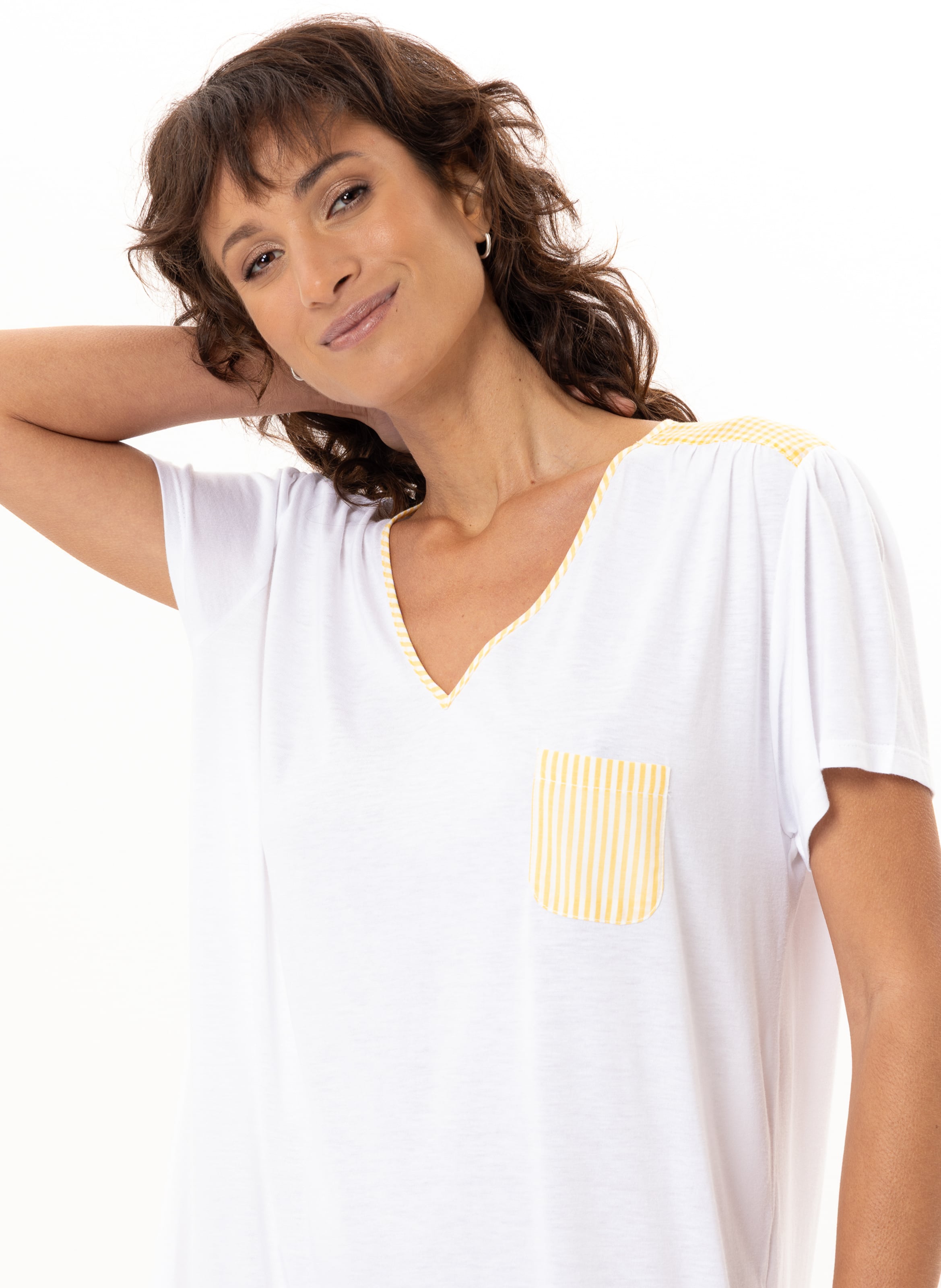 Cotton modal nightdress LE CHAT Multicolored