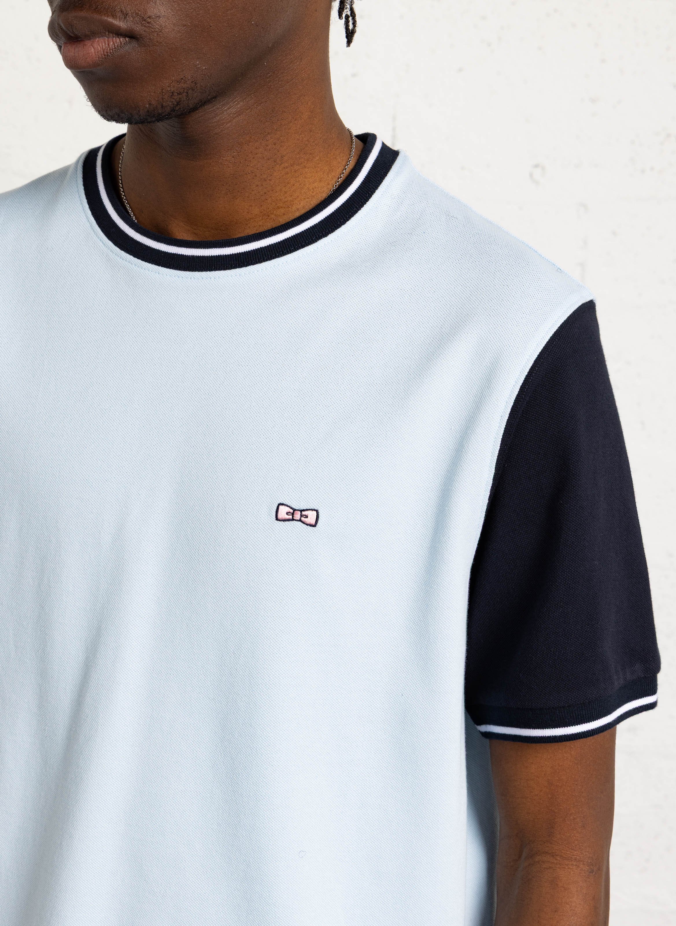 Camiliday round-neck sleeveless cotton top EDEN PARK Blue