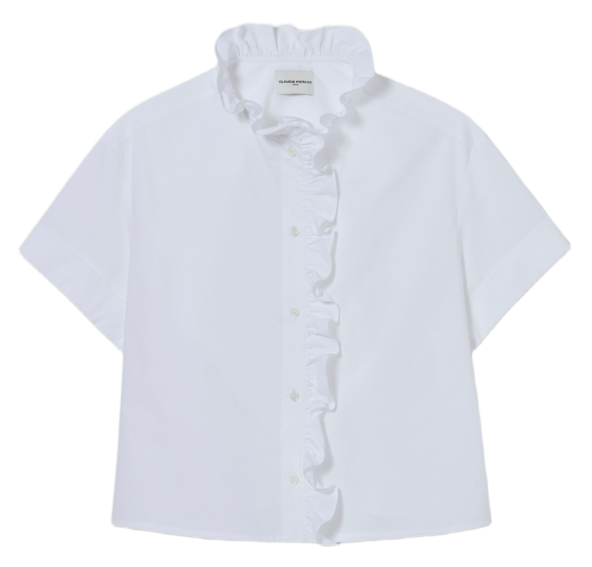 Chemise ample en coton CLAUDIE PIERLOT Blanc