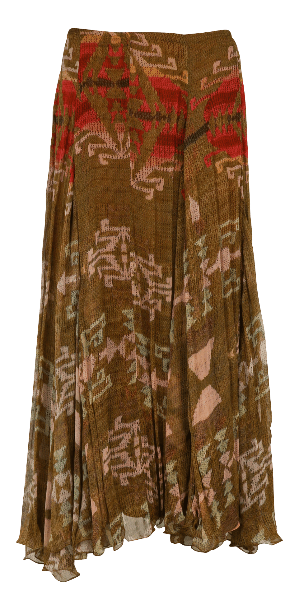 Halflange rok met print MES DEMOISELLES Veelkleurig