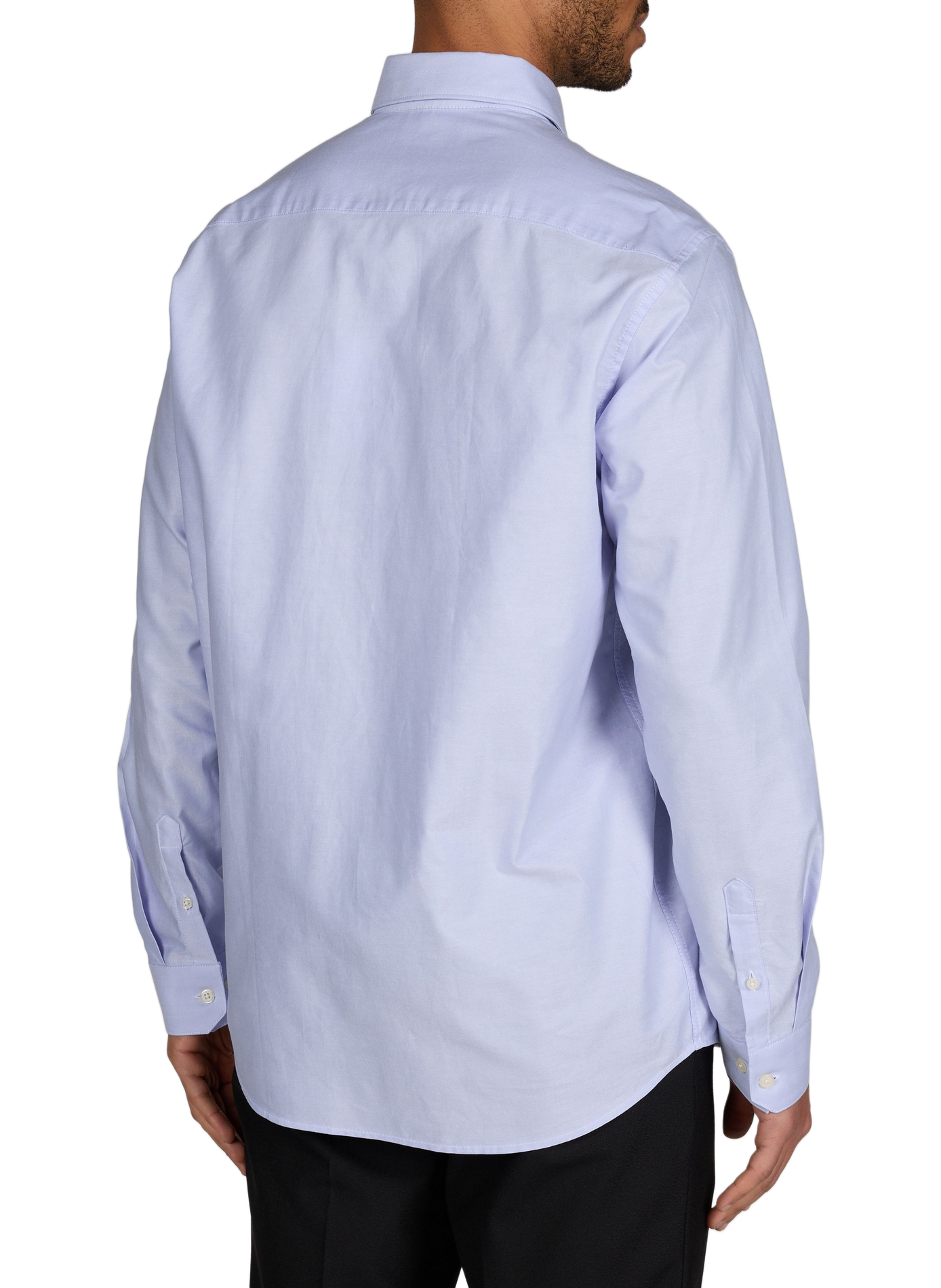 Hox-D straight-cut cotton shirt AU PRINTEMPS PARIS Blue