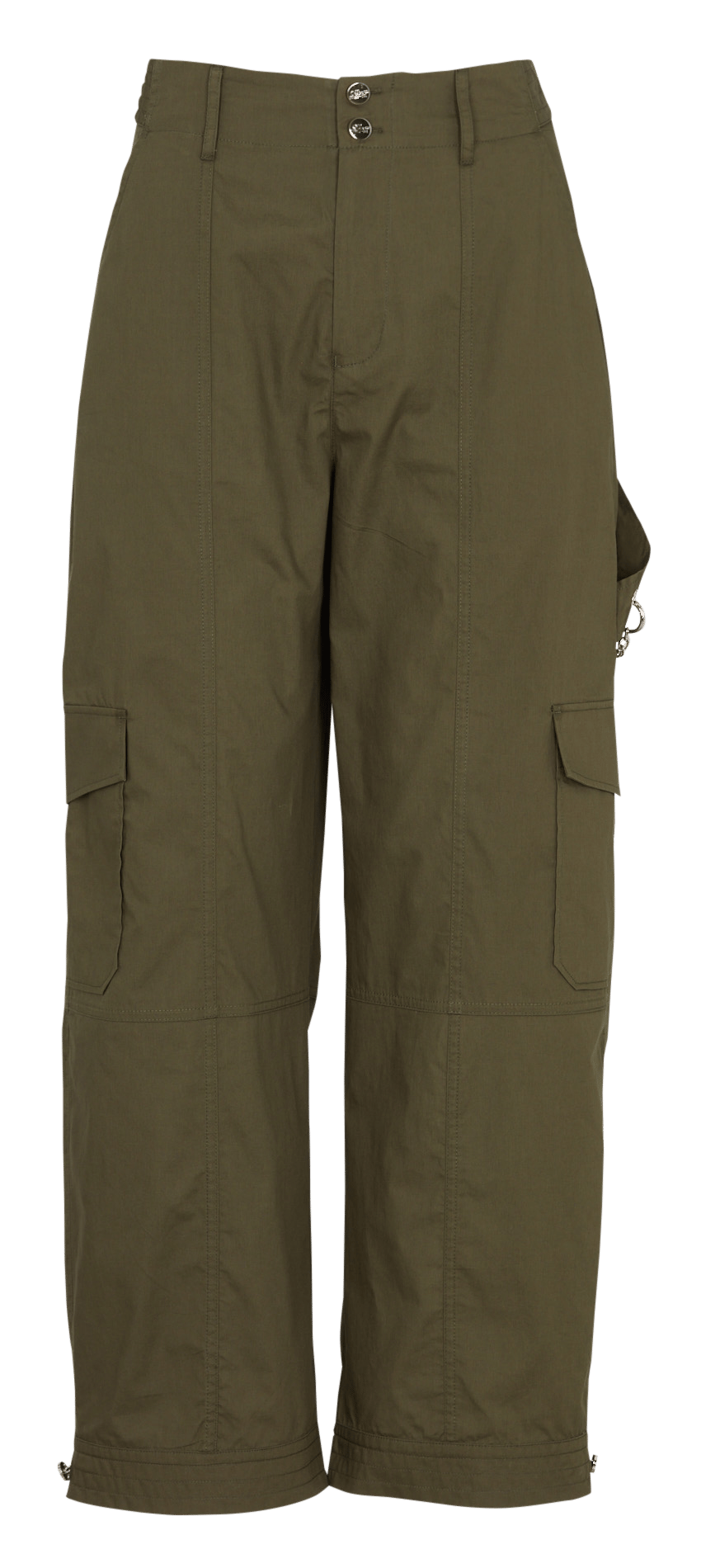 Cargohose aus Baumwolle BERENICE Khaki