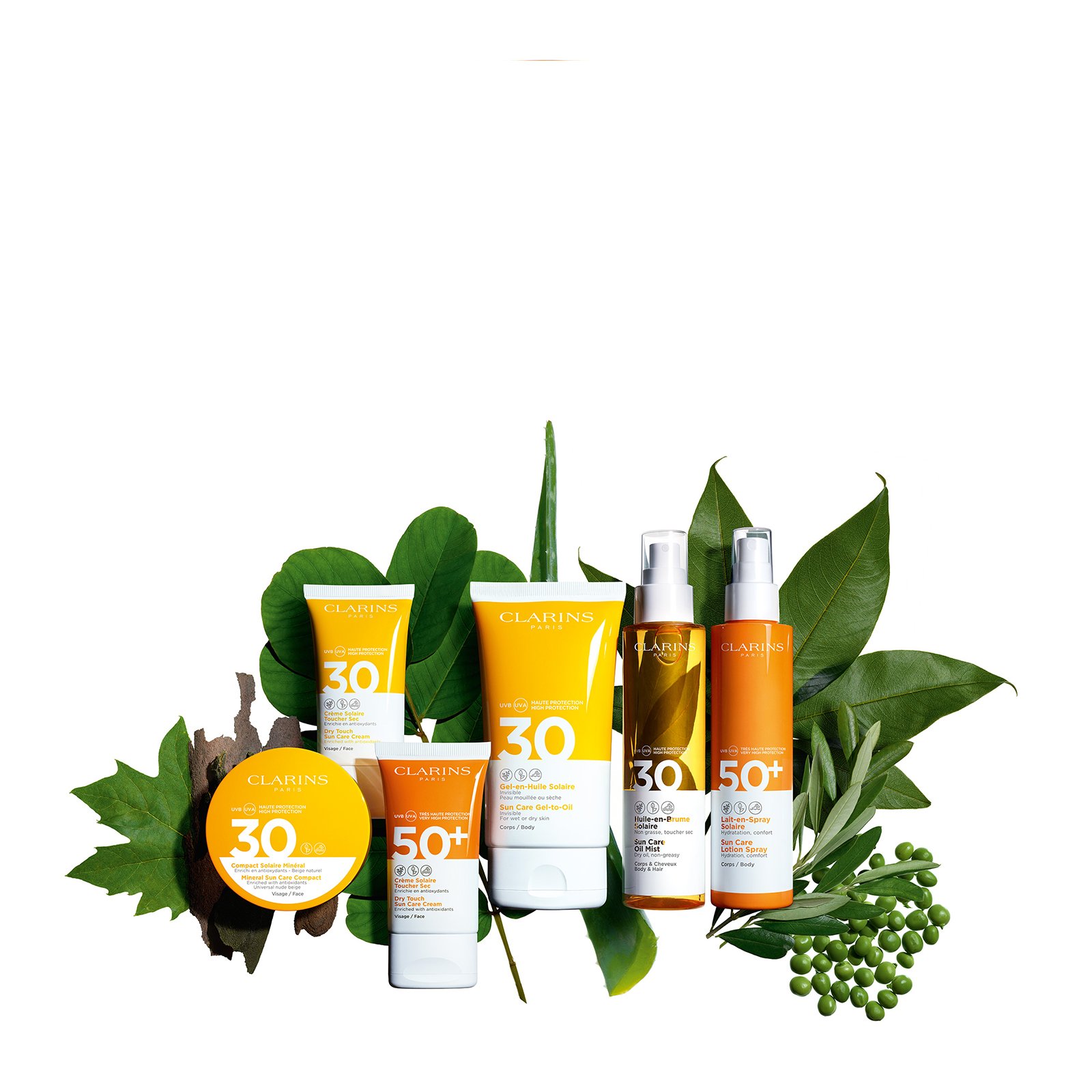 Zonnecrème Droog gevoel - Gezicht UVA/UVB 50+ CLARINS No color