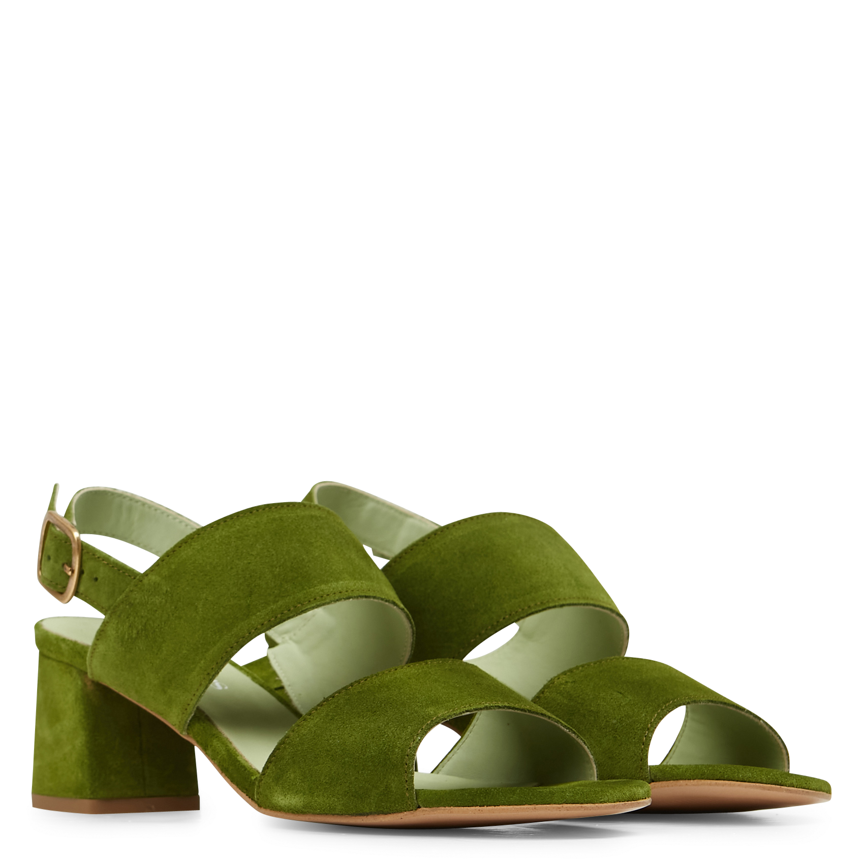 Sandales en cuir ANONYMOUS COPENHAGEN Vert