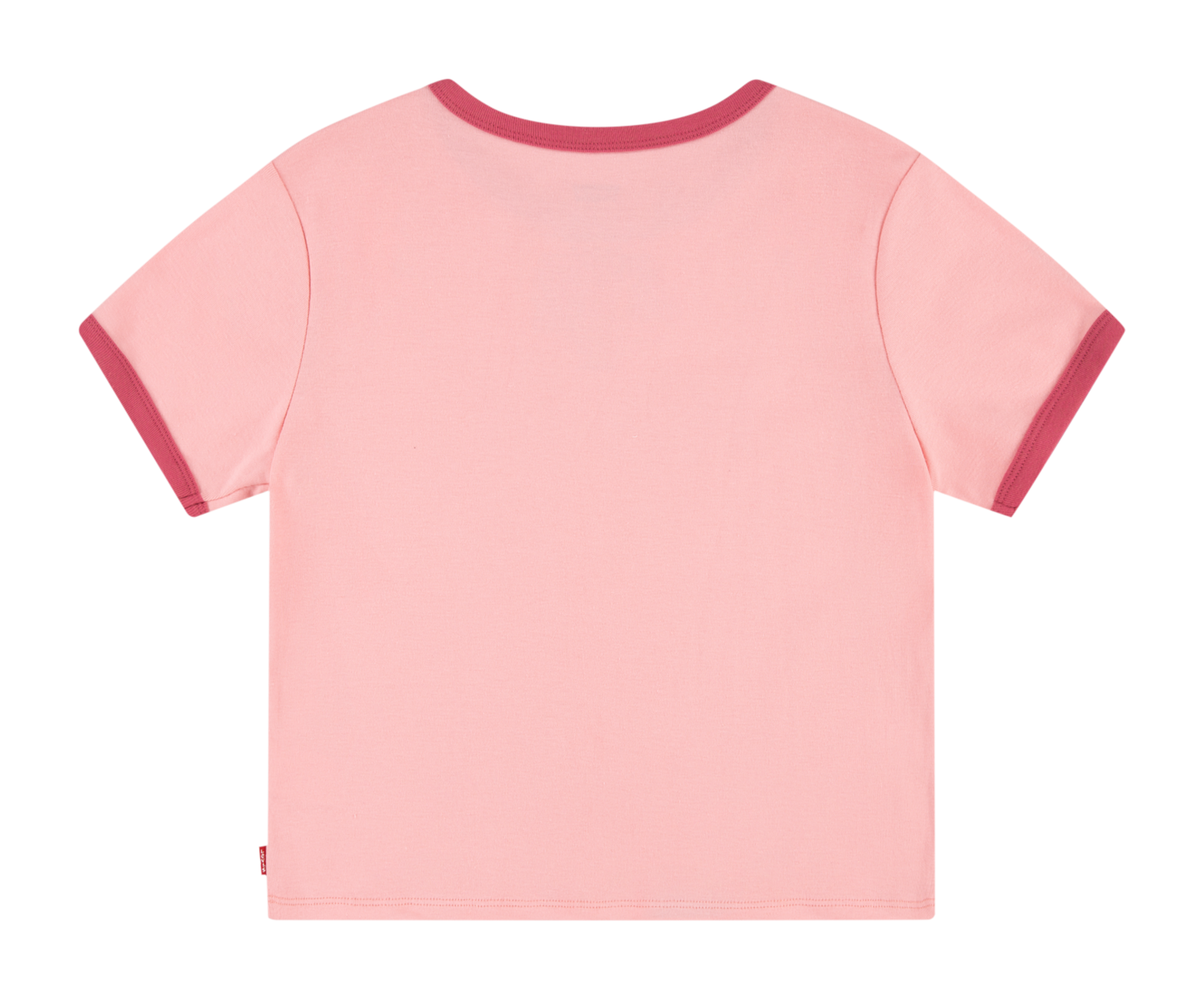 Tee-shirt col rond sérigraphié en coton mélangé LEVI'S KIDS Rose