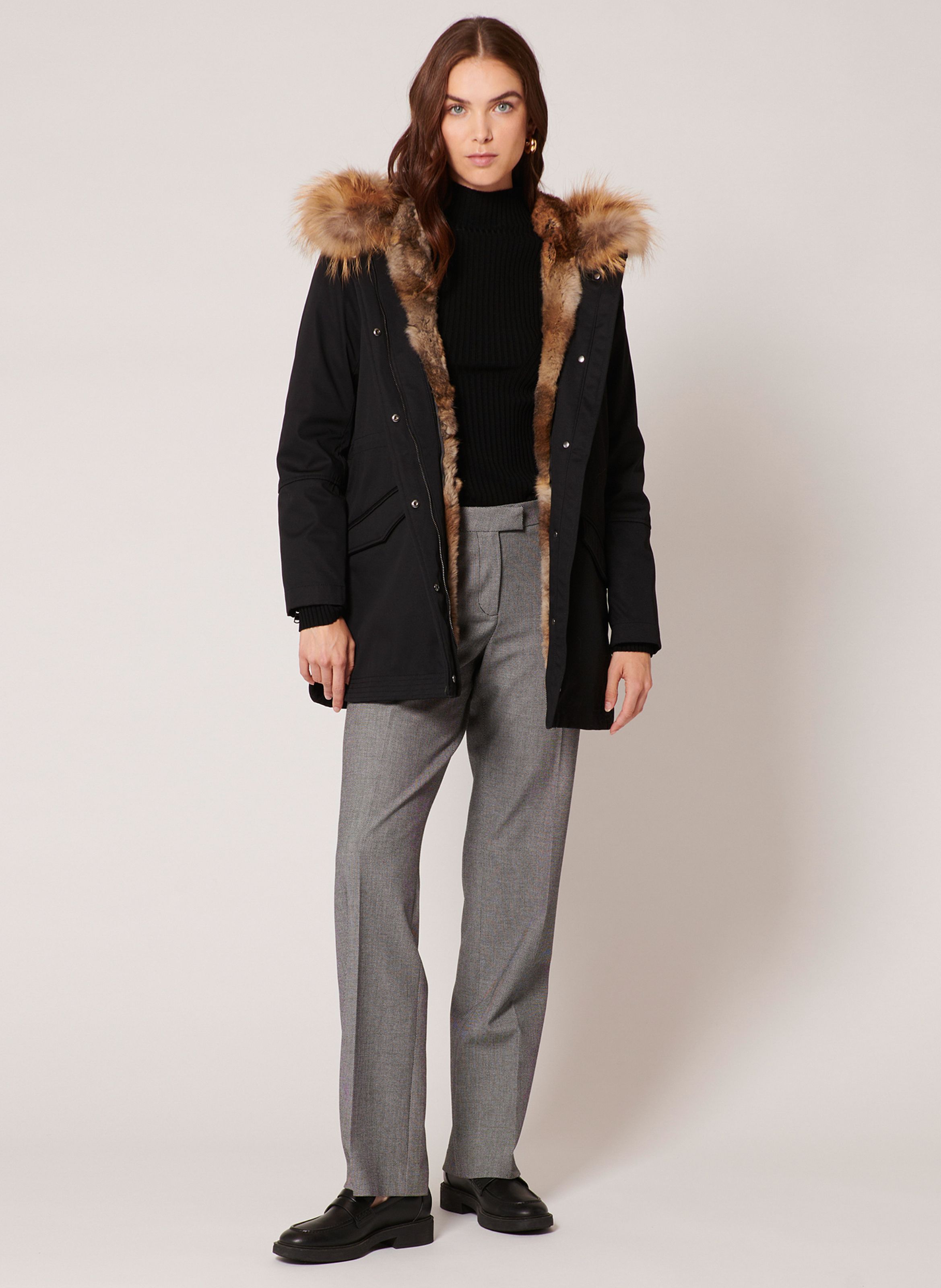 Parka femme fourrure veritable new arrivals