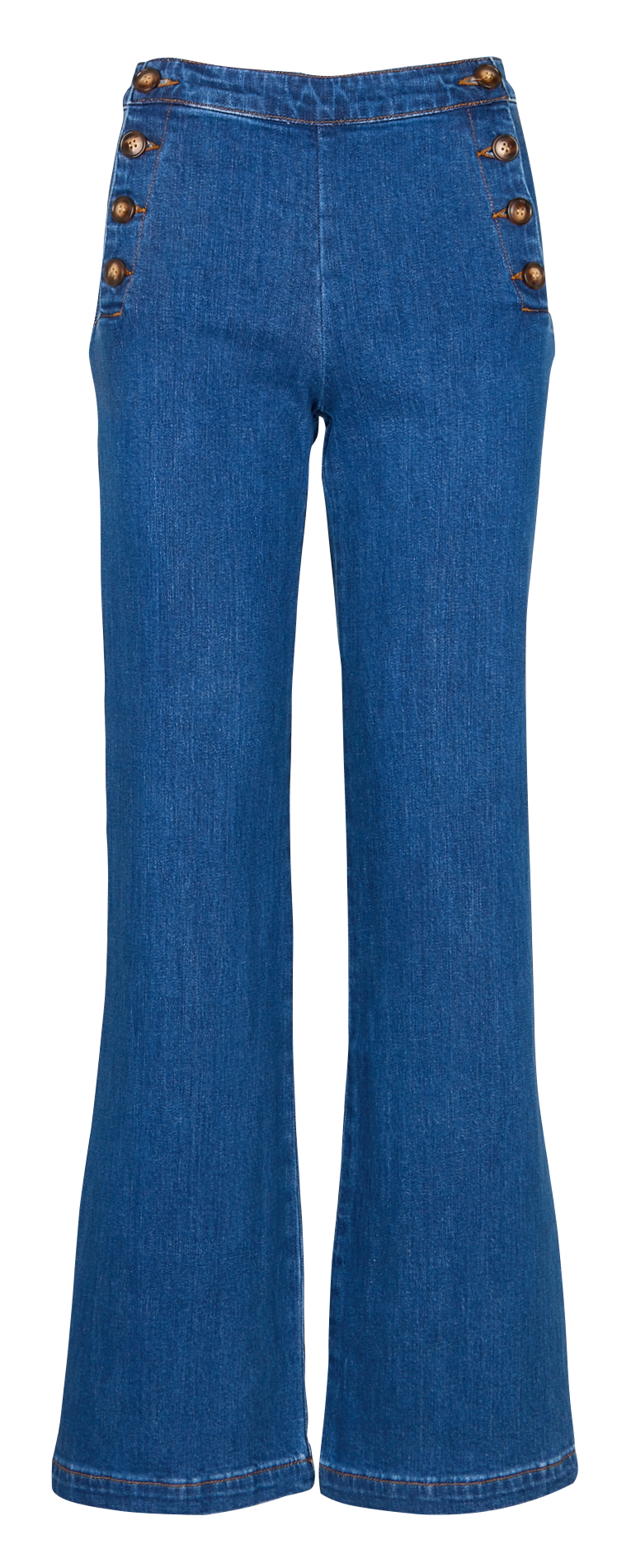Straight denim pants in blended cotton LA PETITE ETOILE Raw denim