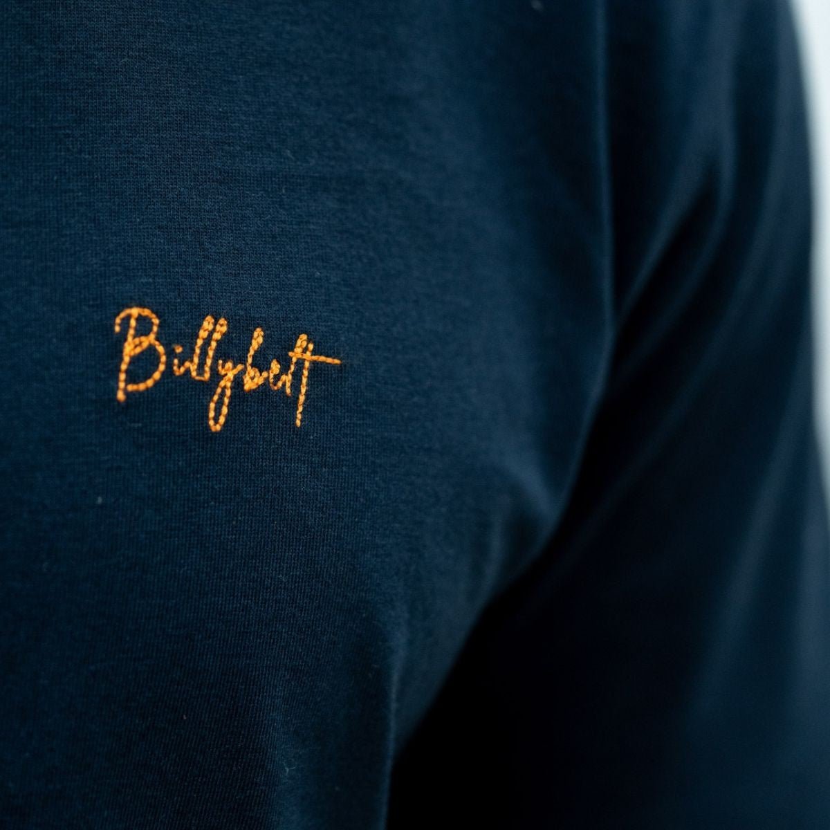 Organic cotton vintage T-shirt BILLYBELT Blue