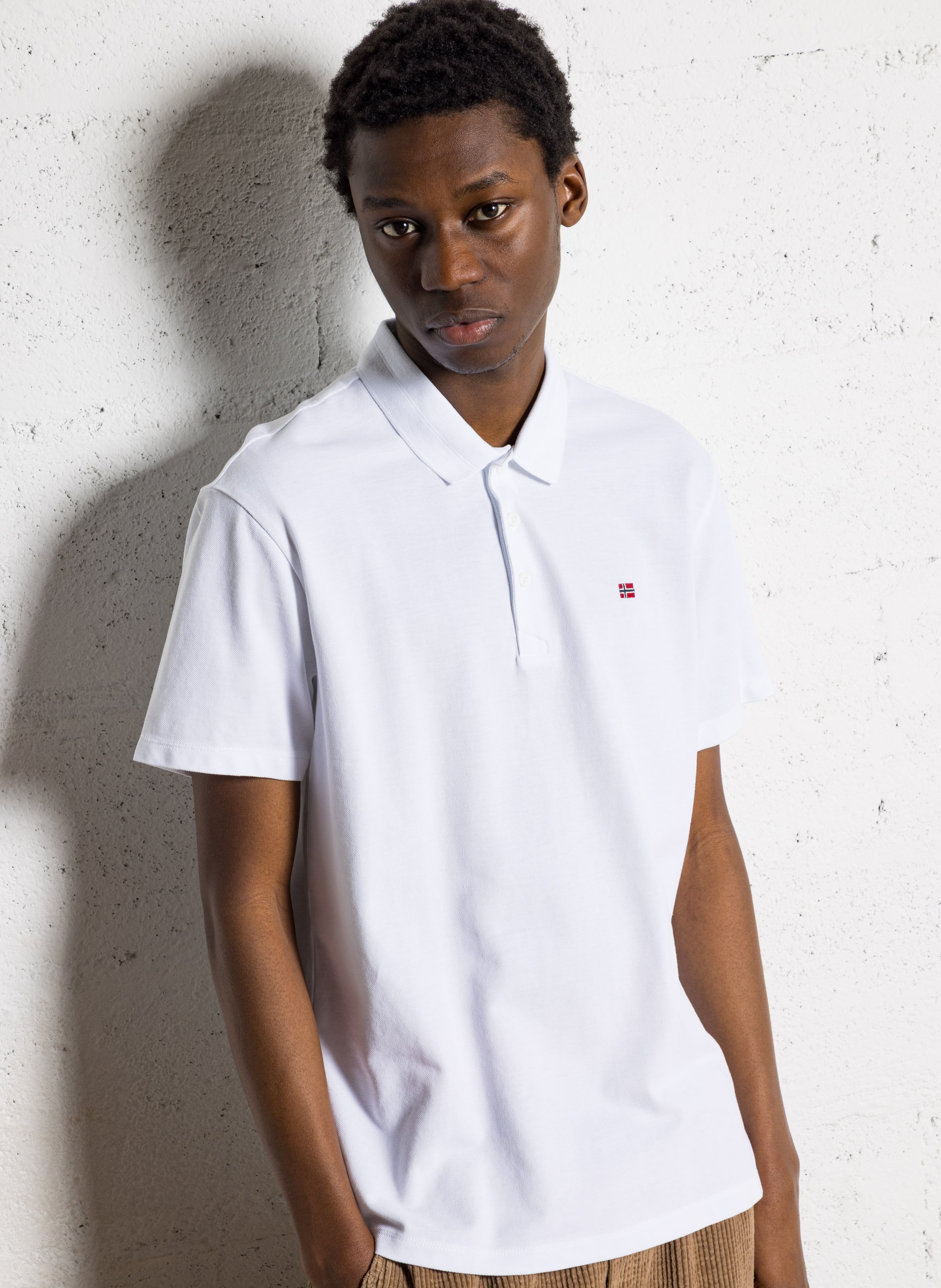 Polo en coton NAPAPIJRI Blanc