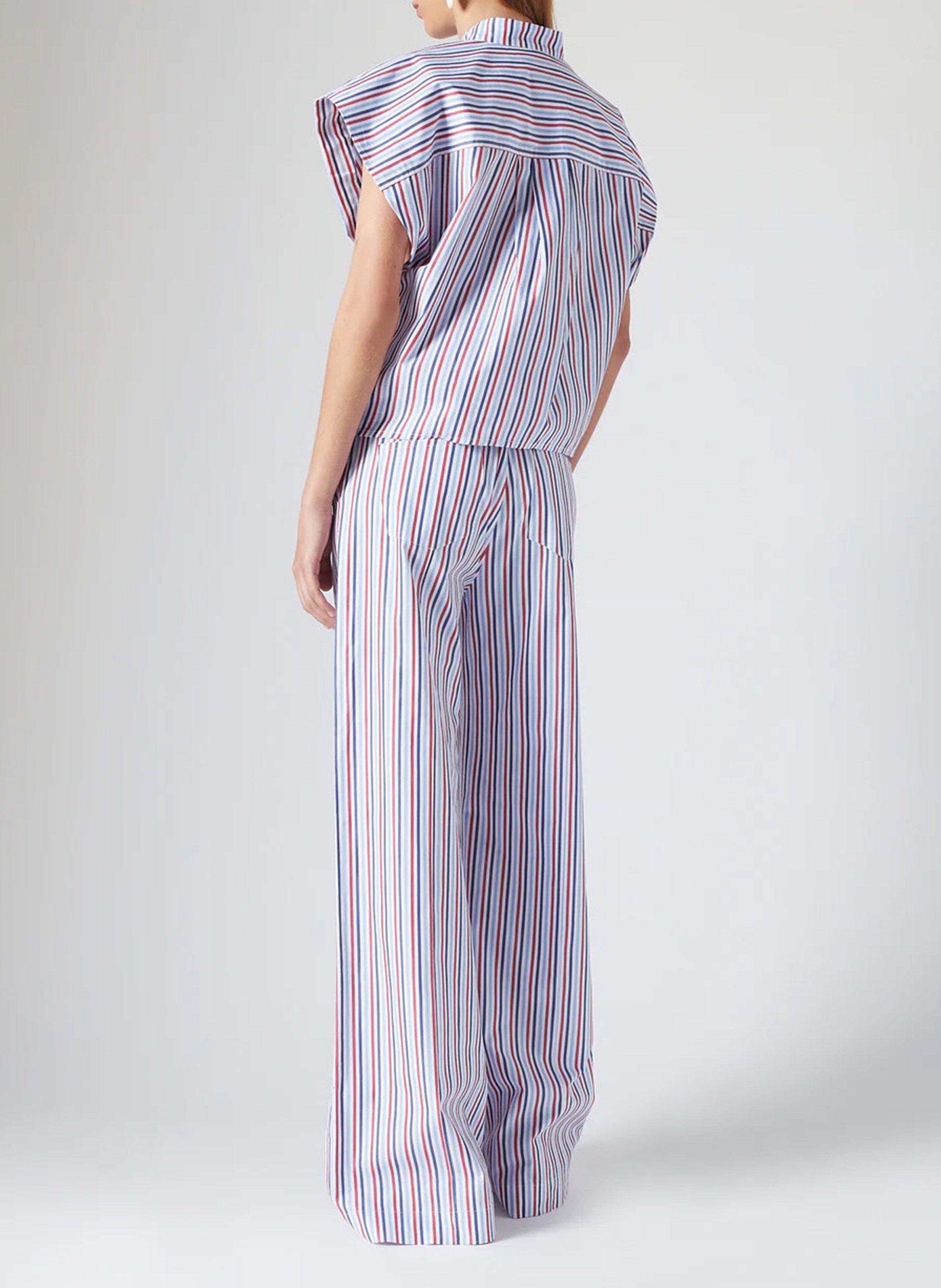 Short-sleeved striped shirt THE LABEL EDITION Multicolored