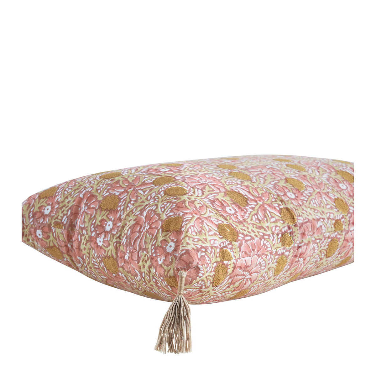 Housse de coussin BLANC D'IVOIRE Rose