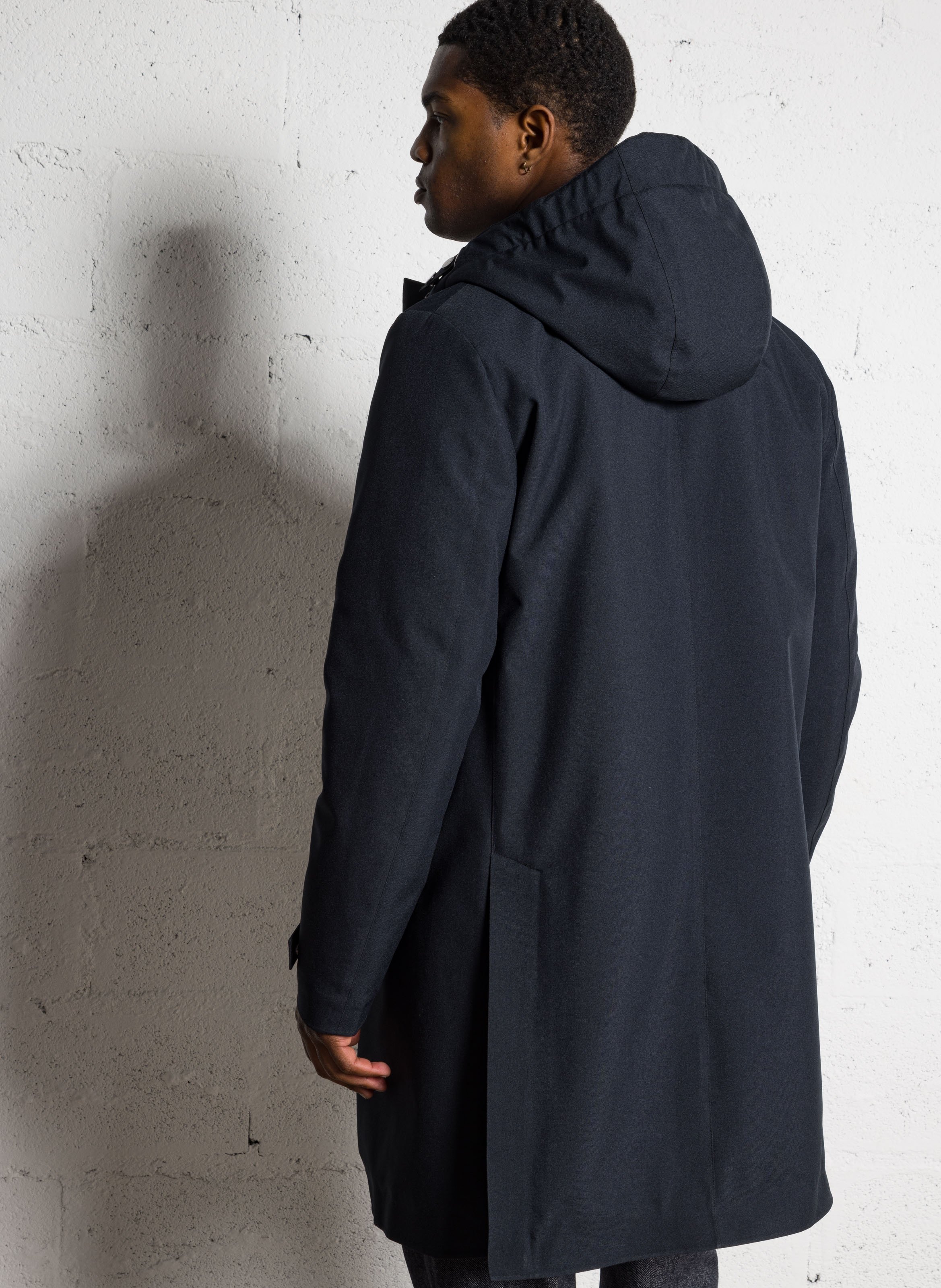 Parka mit Stehkragen, wasserdicht IKKS Blau