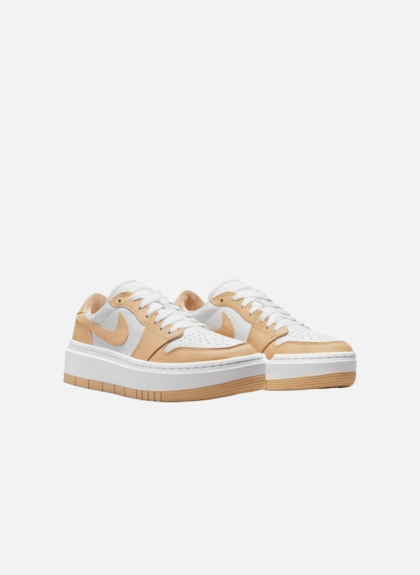 Leather low-top sneakers Jordan Beige