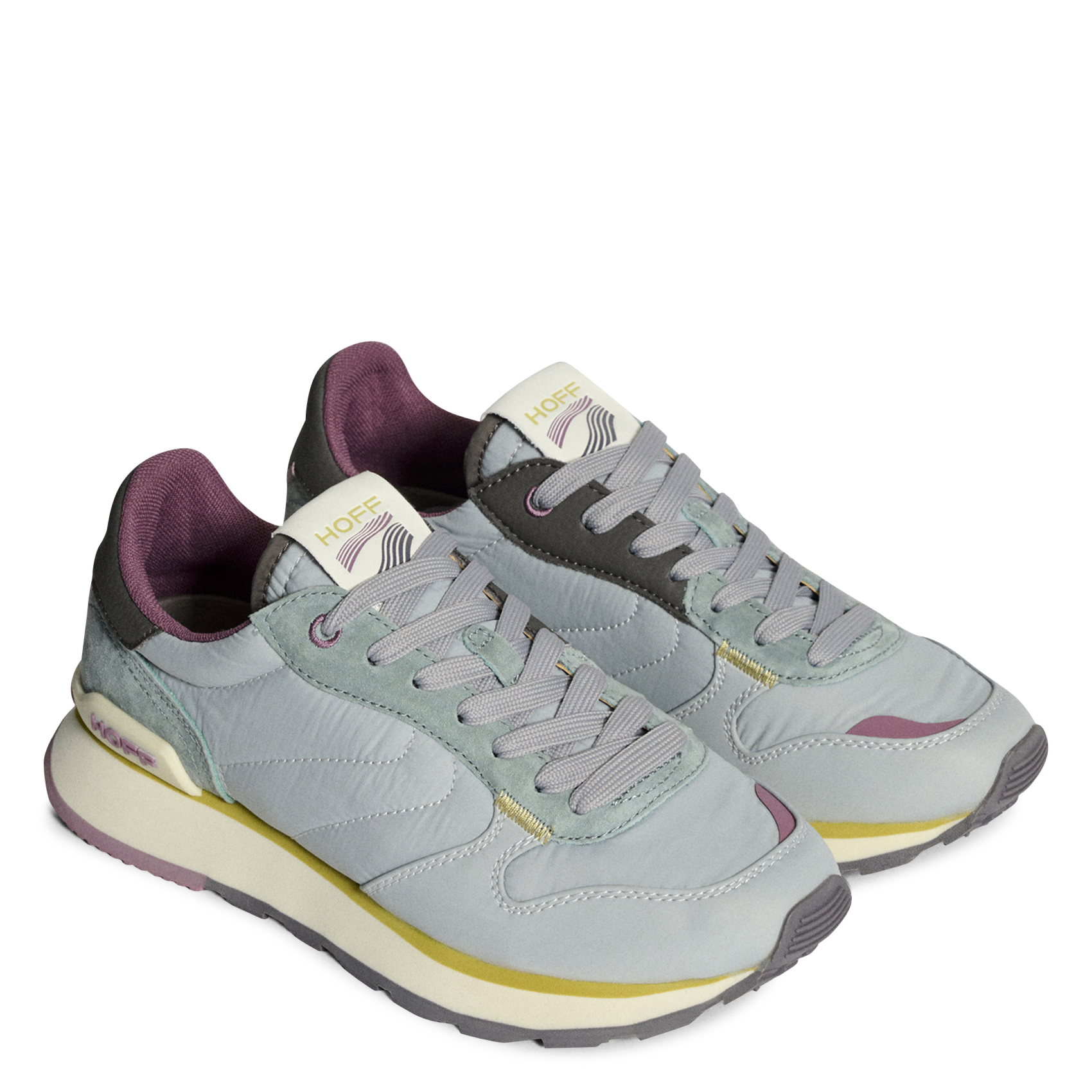 Baskets basses bi matière HOFF Bleu