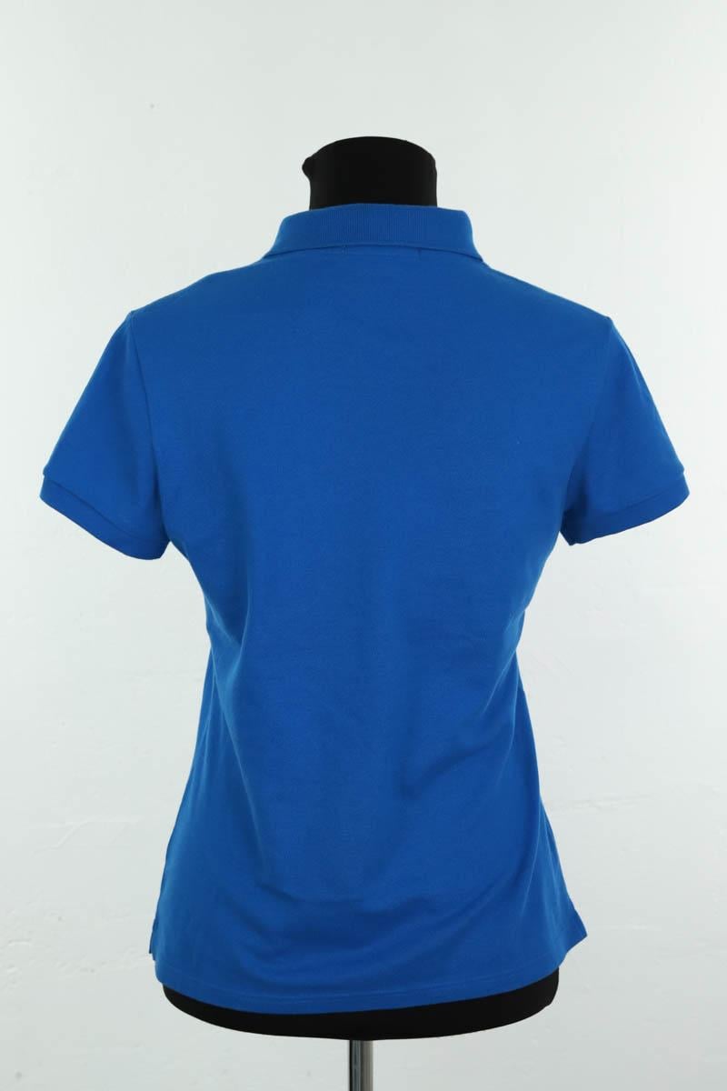 Cotton polo shirt LACOSTE - SECONDE MAIN Blue