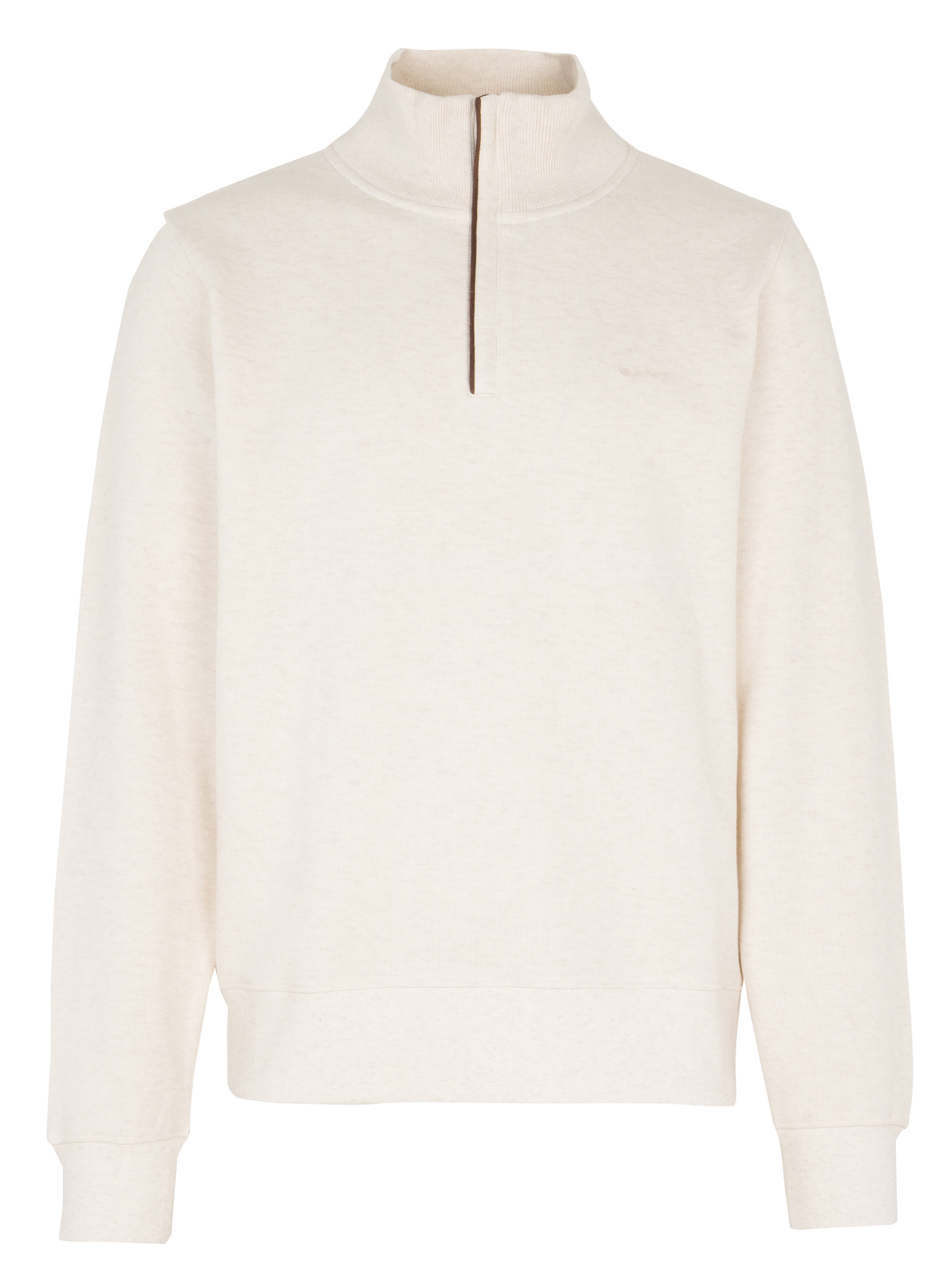 Cotton high-neck sweater GANT Beige