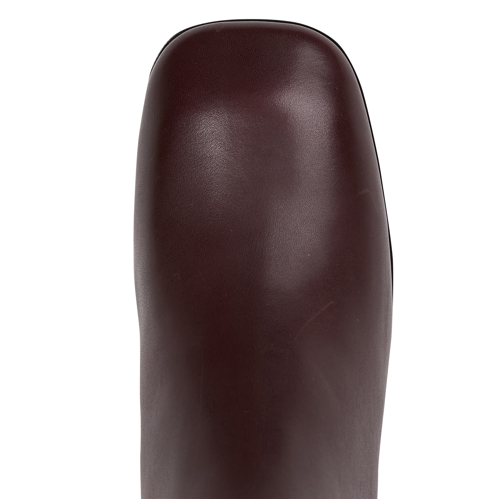 Bottines à talons trotteurs en cuir MI/MAI Rouge