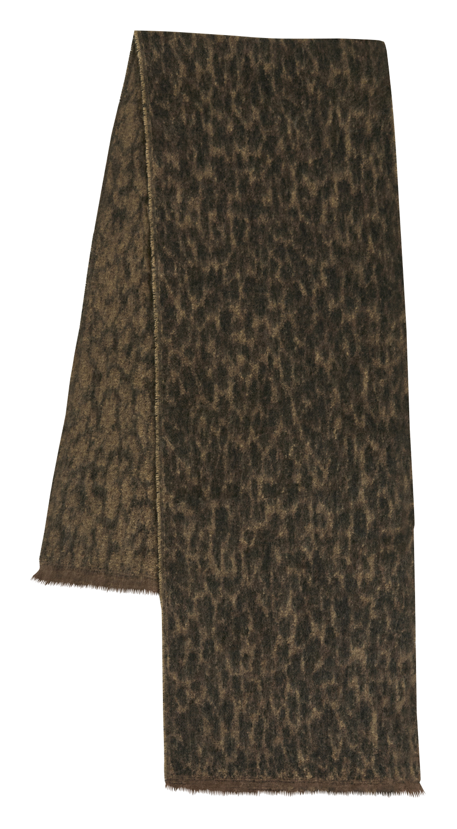 Rechthoekige luipaard sjaal VILA Bruin