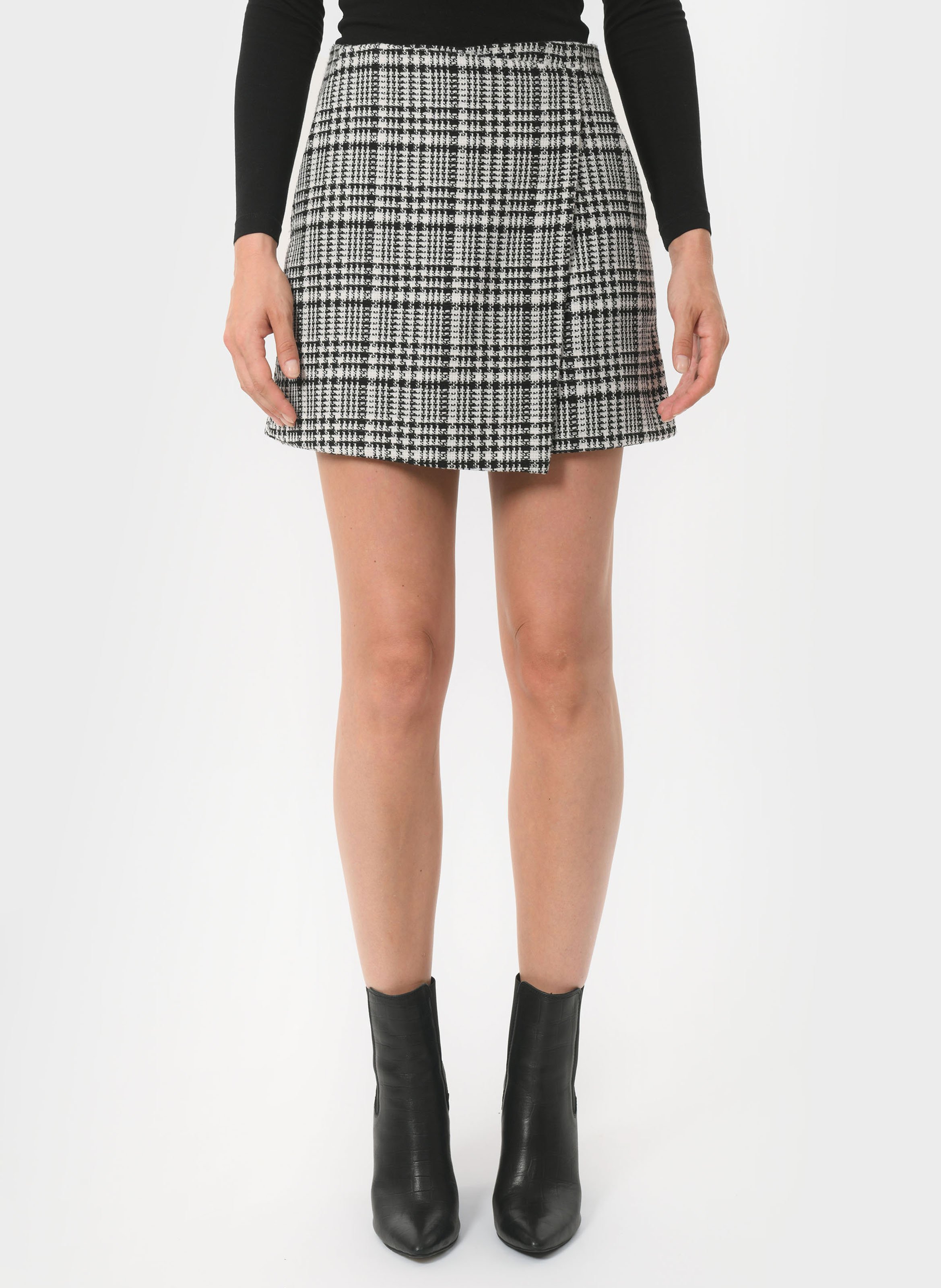 Halflange rok met print Axiroad KOOKAI Zwart