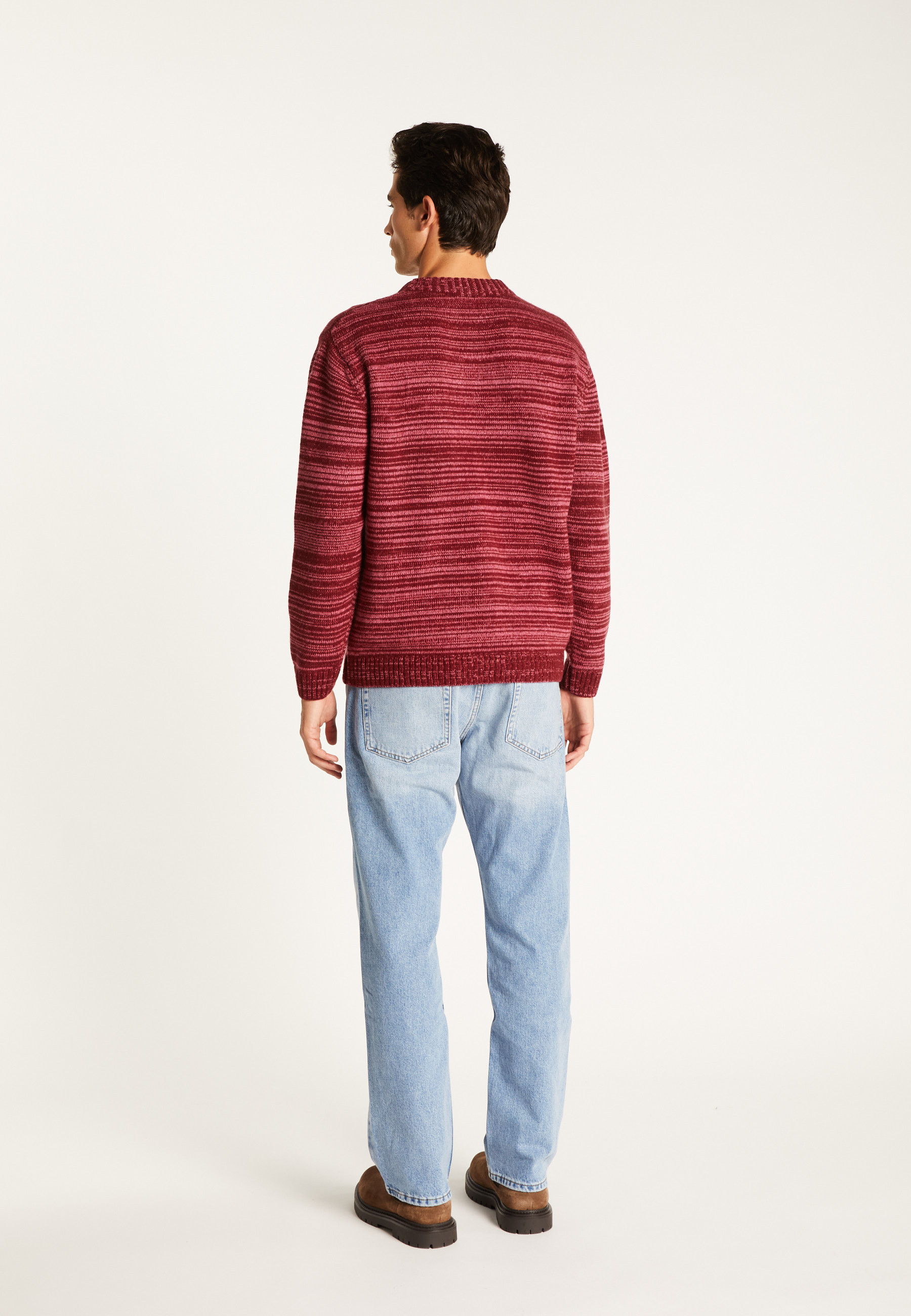 Merino wool sweater MAISON MONTAGUT Red