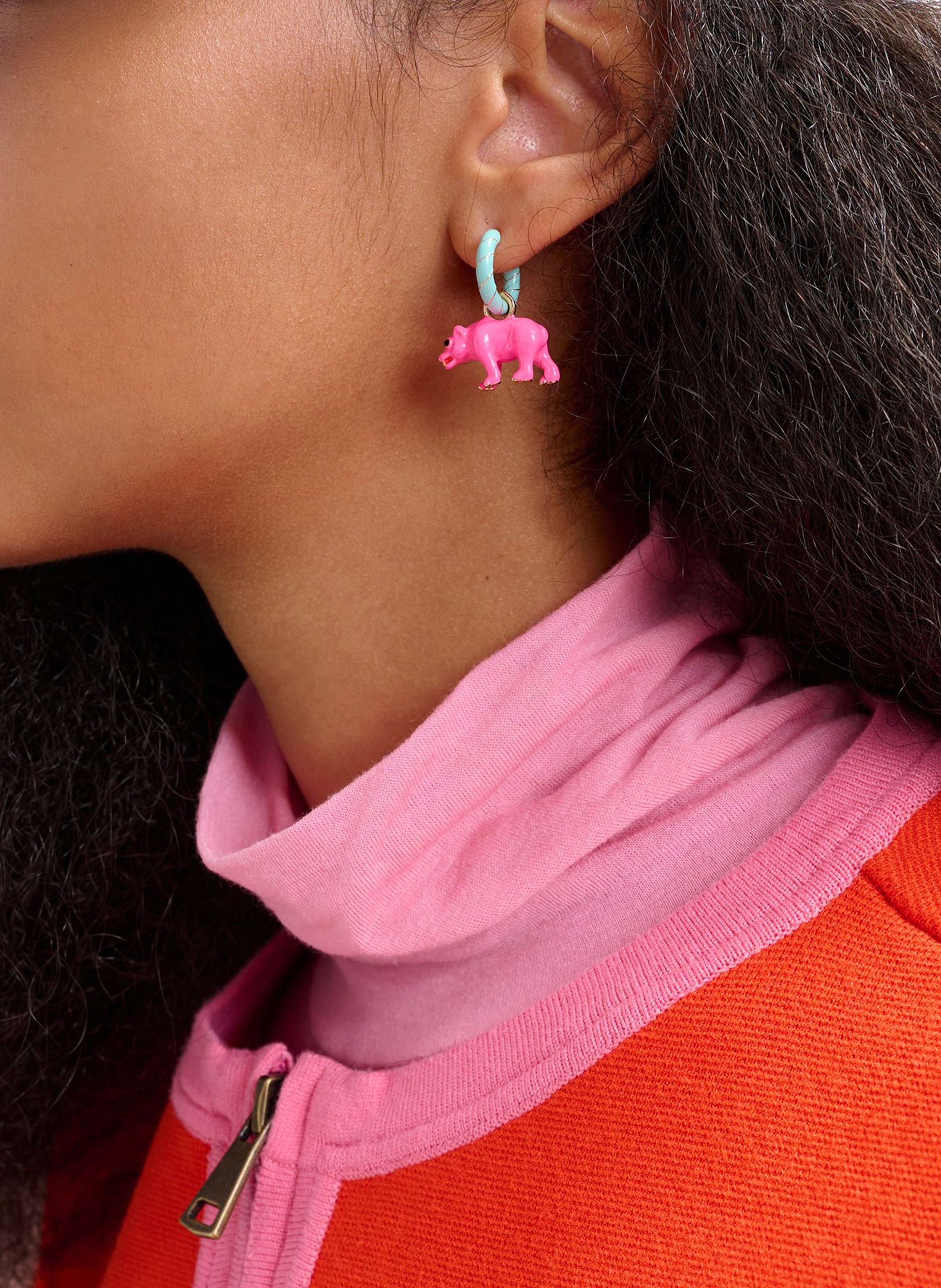 Boucles d'oreilles fantaisies ESSENTIEL ANTWERP Bleu