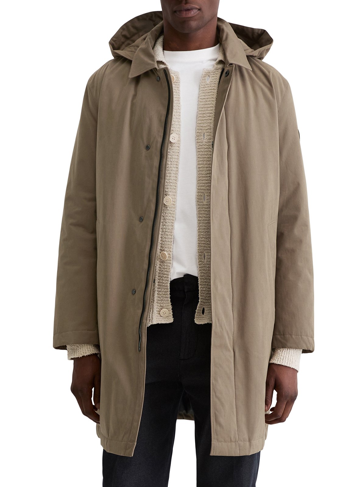 Parka droit col classique MARC O'POLO Marron