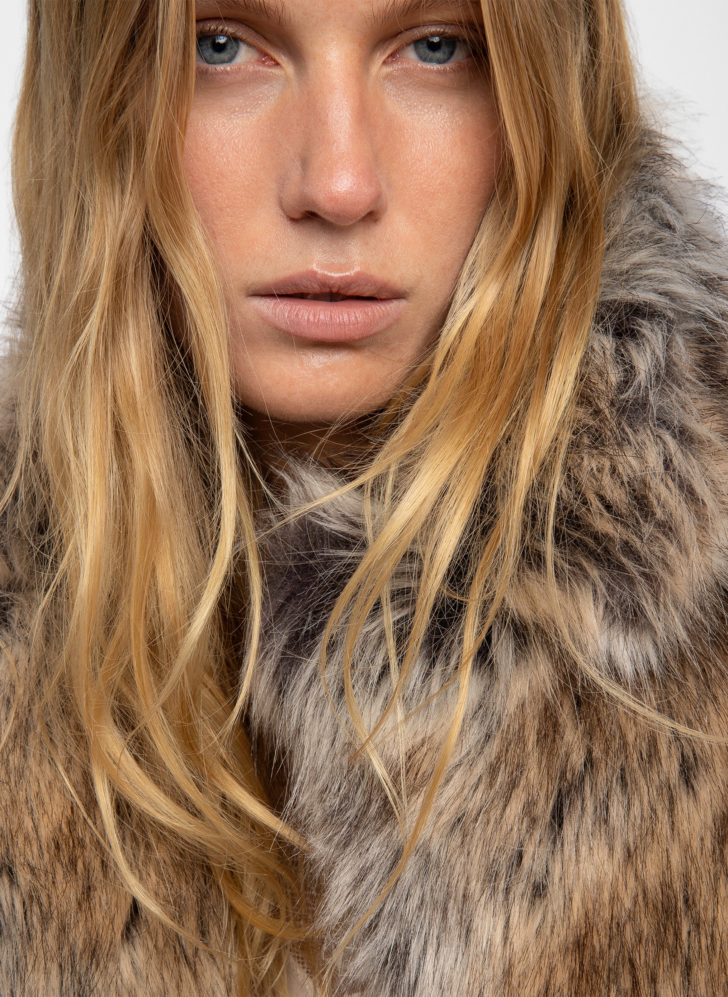 Cappotto corto effetto pelliccia ZADIG&VOLTAIRE Beige