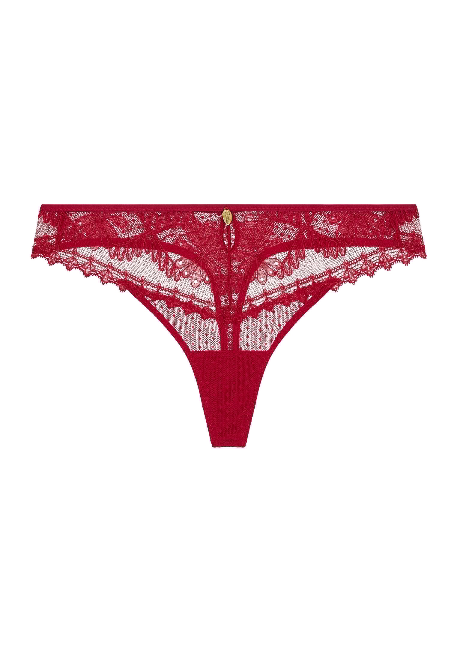Dark Fold tanga AUBADE Red