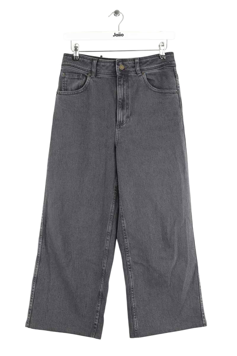 Straight cotton-blend pants SEZANE - Seconde main Grey