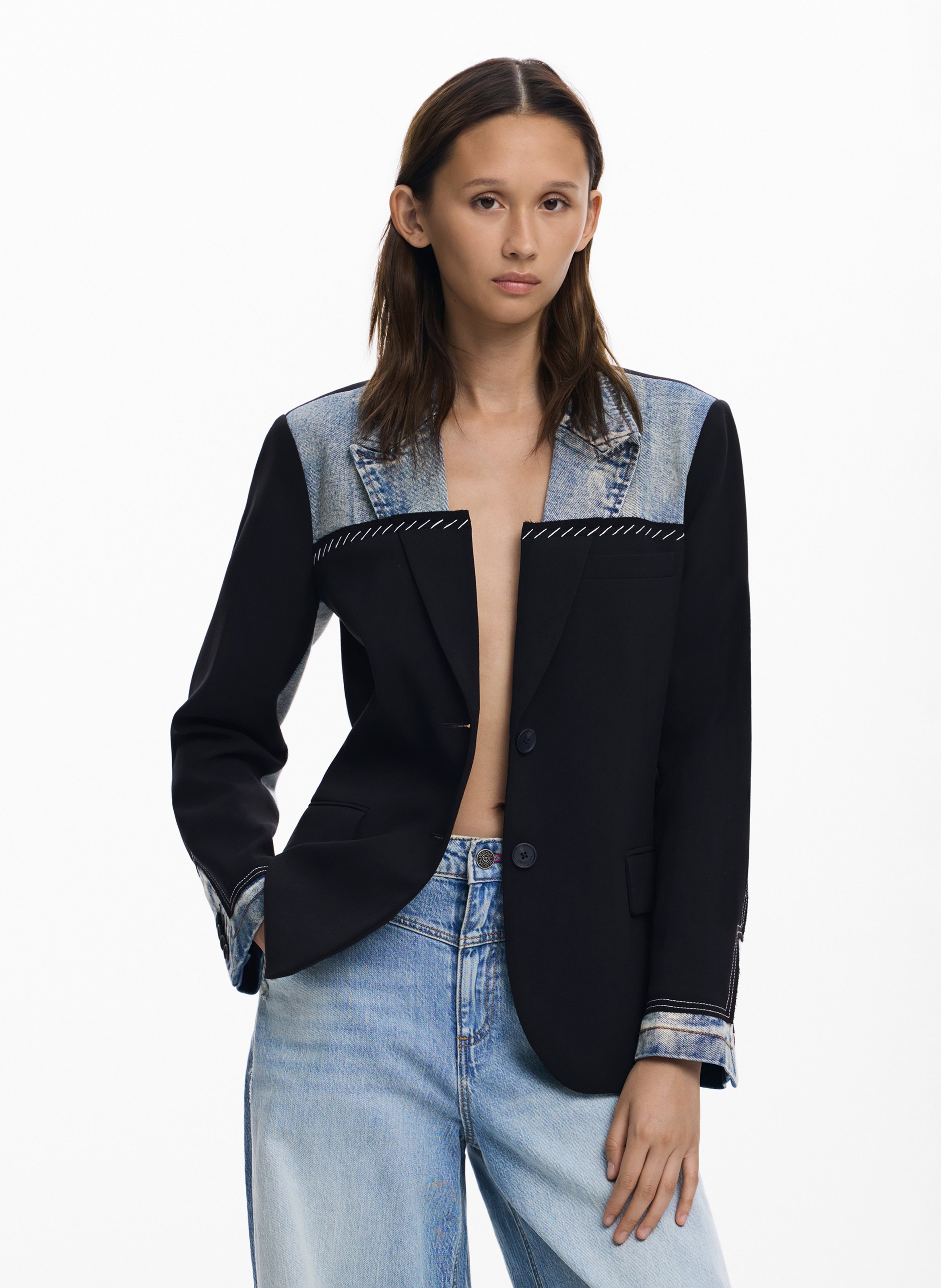 Blazer DESIGUAL Blauw