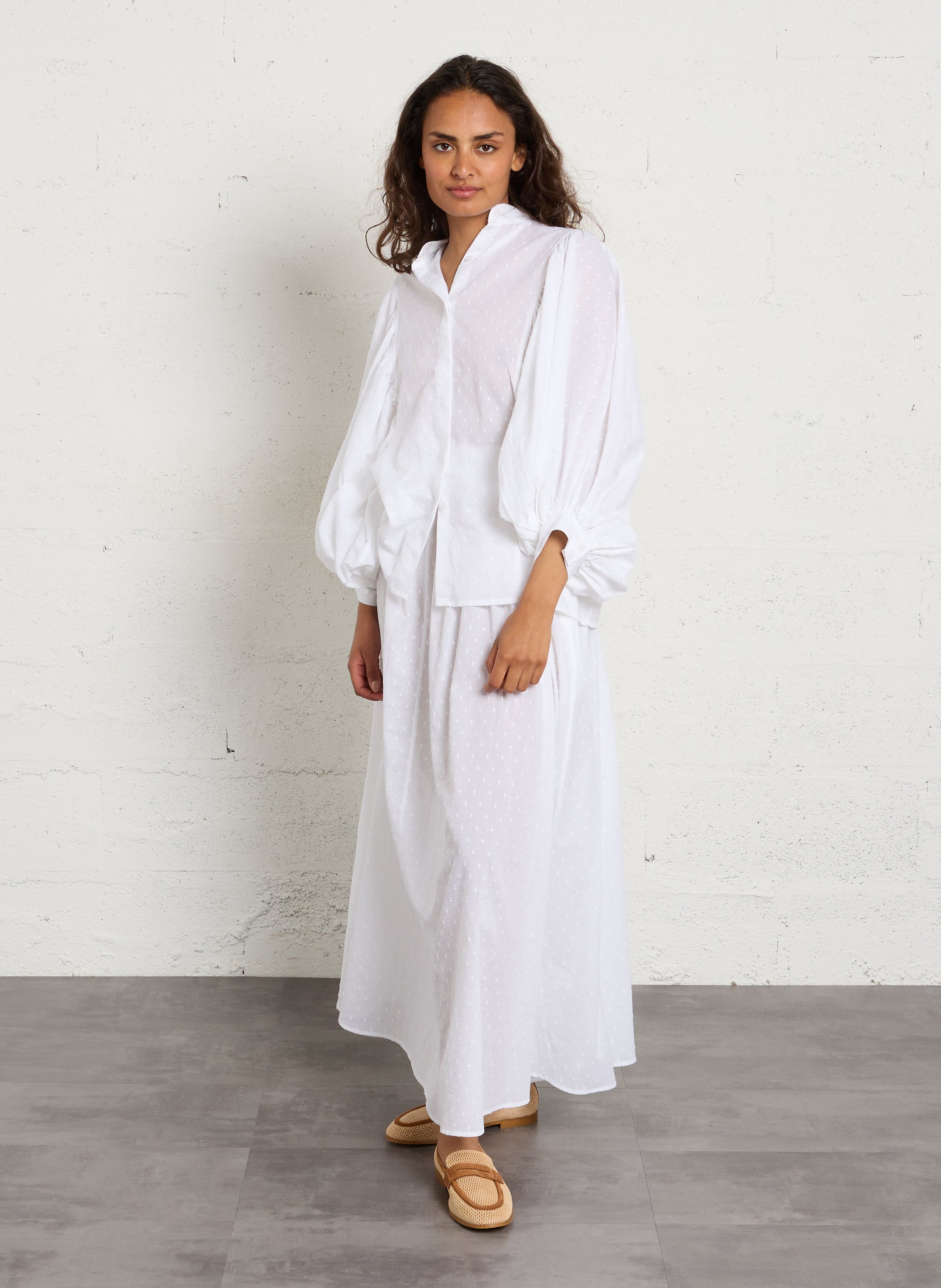 Mocassins en cuir REQINS Beige