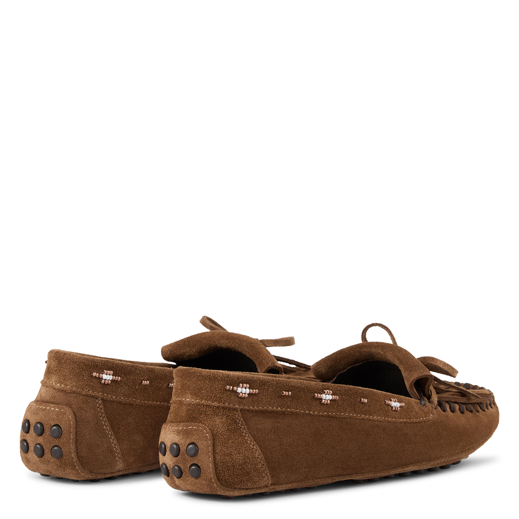 Mocassins en cuir BA&SH Marron