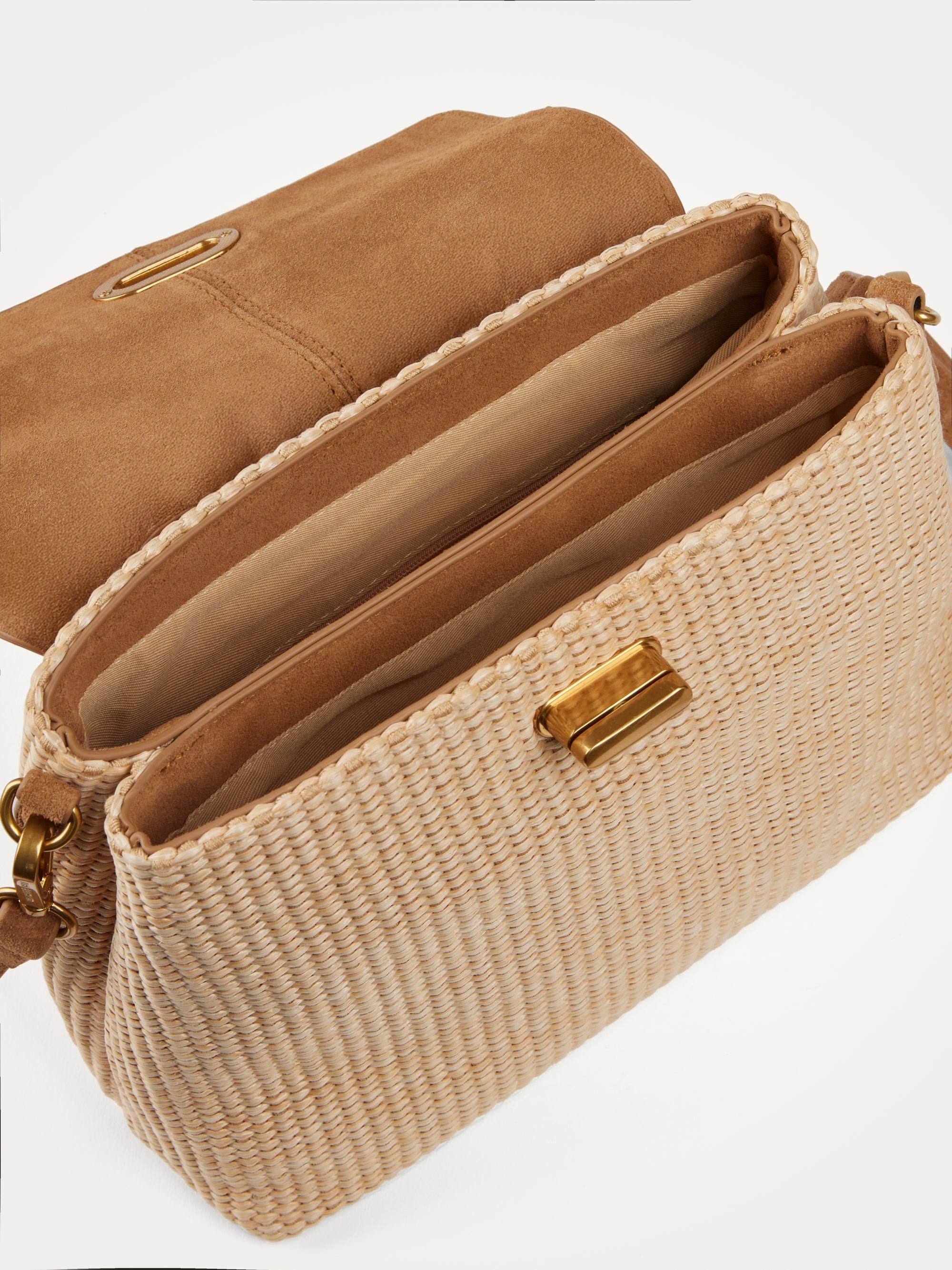Bag with handles and shoulder strap VANESSA WU Beige