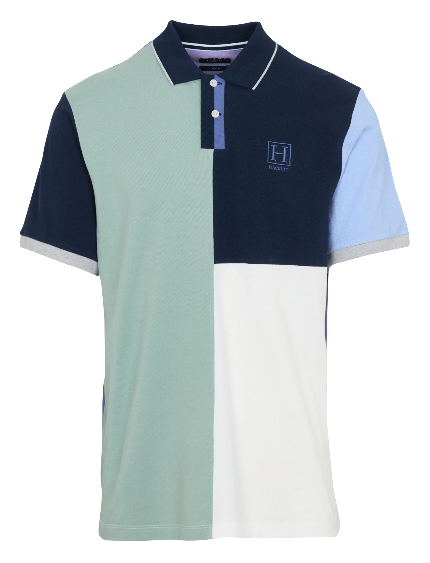 Polo en coton HACKETT Bleu