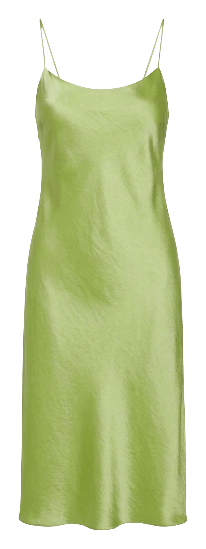 Satin midi dress with thin straps TARA JARMON