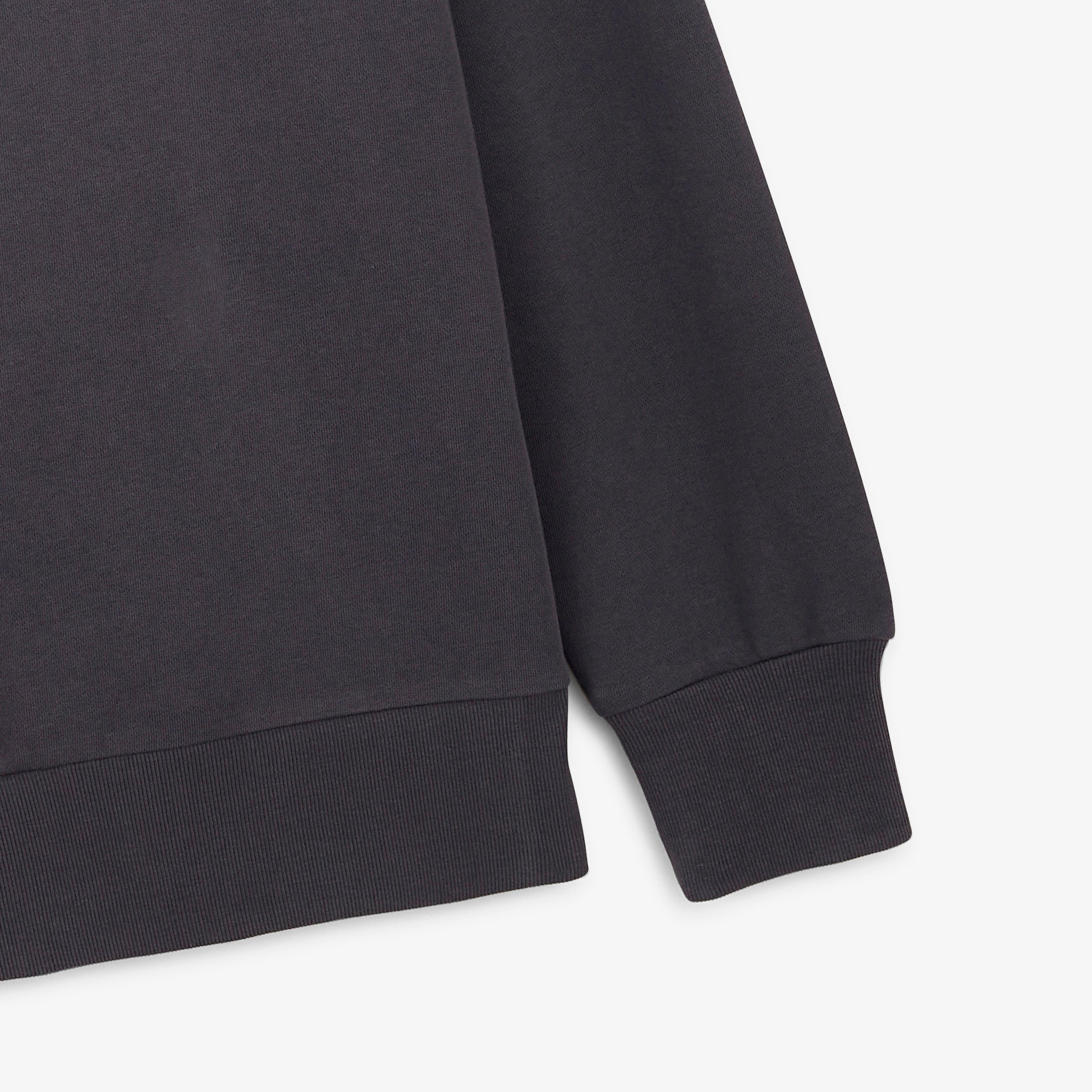 Round neck sweatshirt with "MUNCHIES CALL" print in asphalt grey sbplay SERGE BLANCO Grey