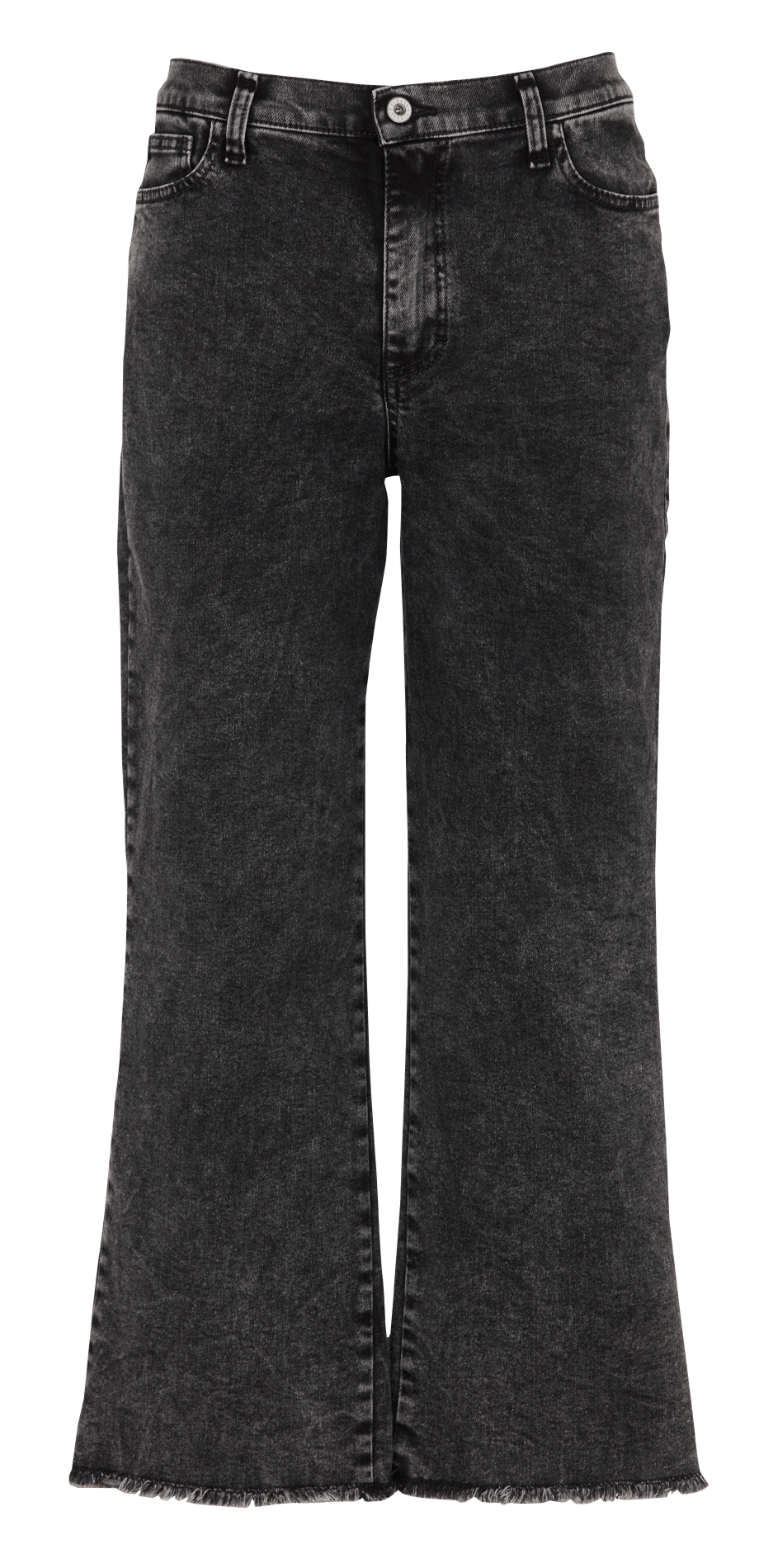 Gerade geschnittene Jeans aus Baumwollmischgewebe PLEASE Schwarz