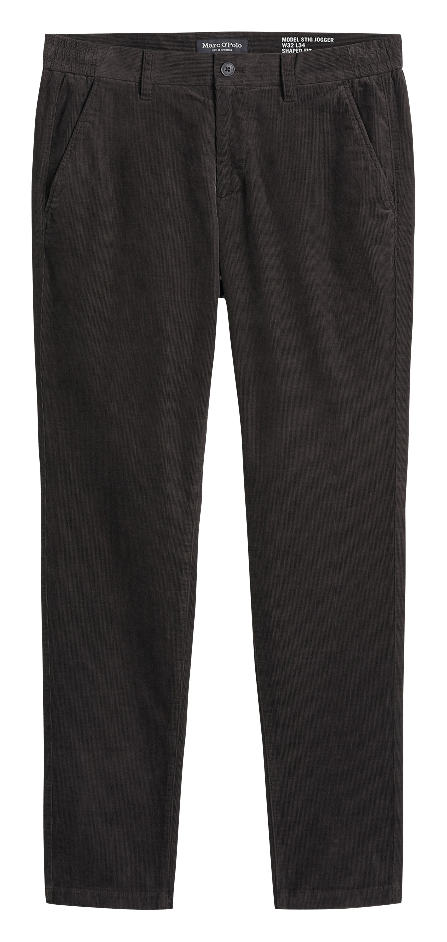 Chino van corduroy MARC O'POLO Zwart