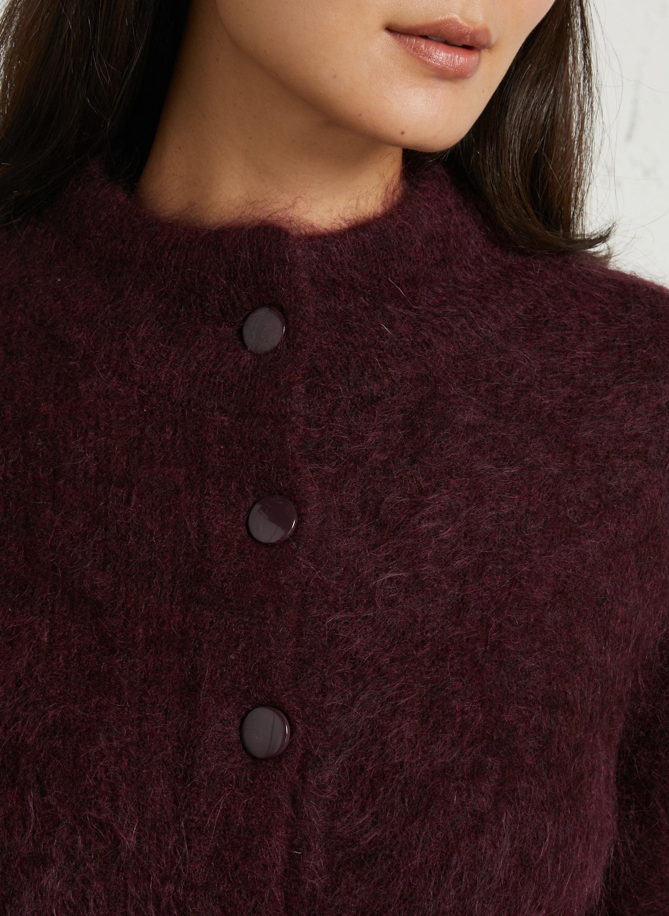 Jacke - im Oversize-Schnitt, Woll-Mix MAISON 123 Violett