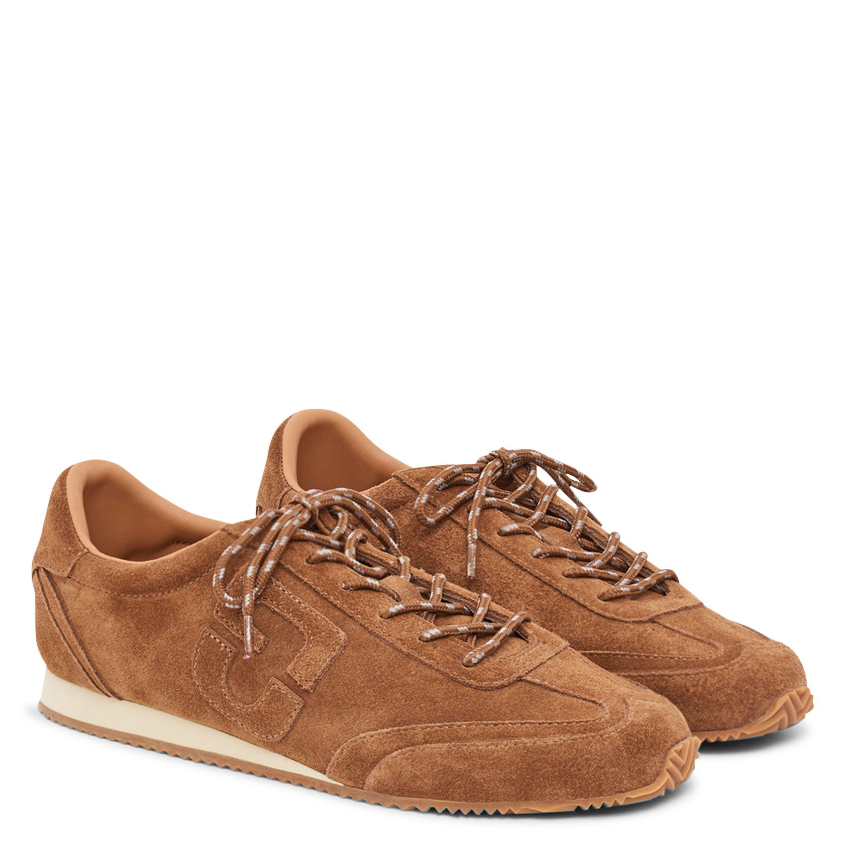 Low-top leather trainers GERARD DAREL Brown