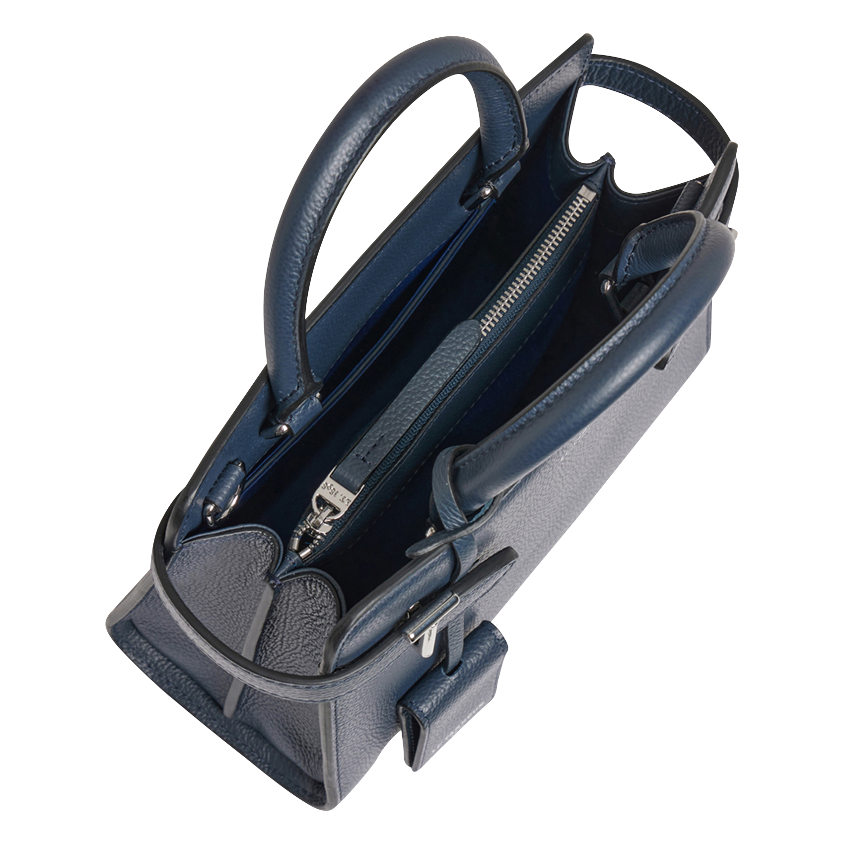 Bolso de piel LE TANNEUR Azul