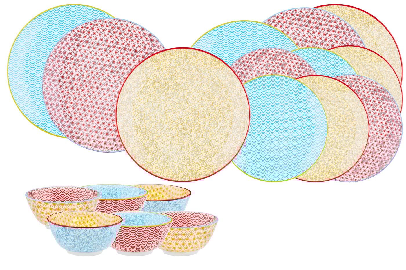 Essentials service - 18 pieces - dark blue BJORN