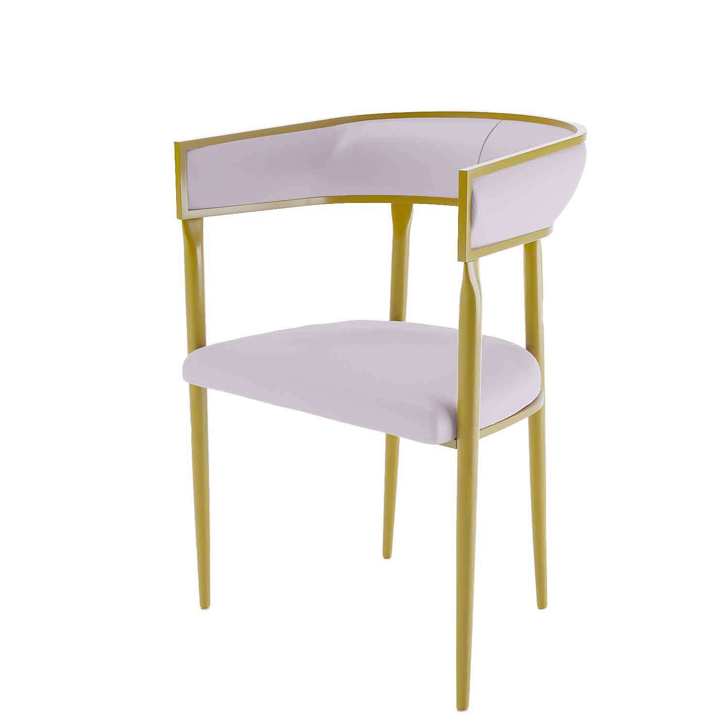 Design dining chair POTIRON PARIS Pink