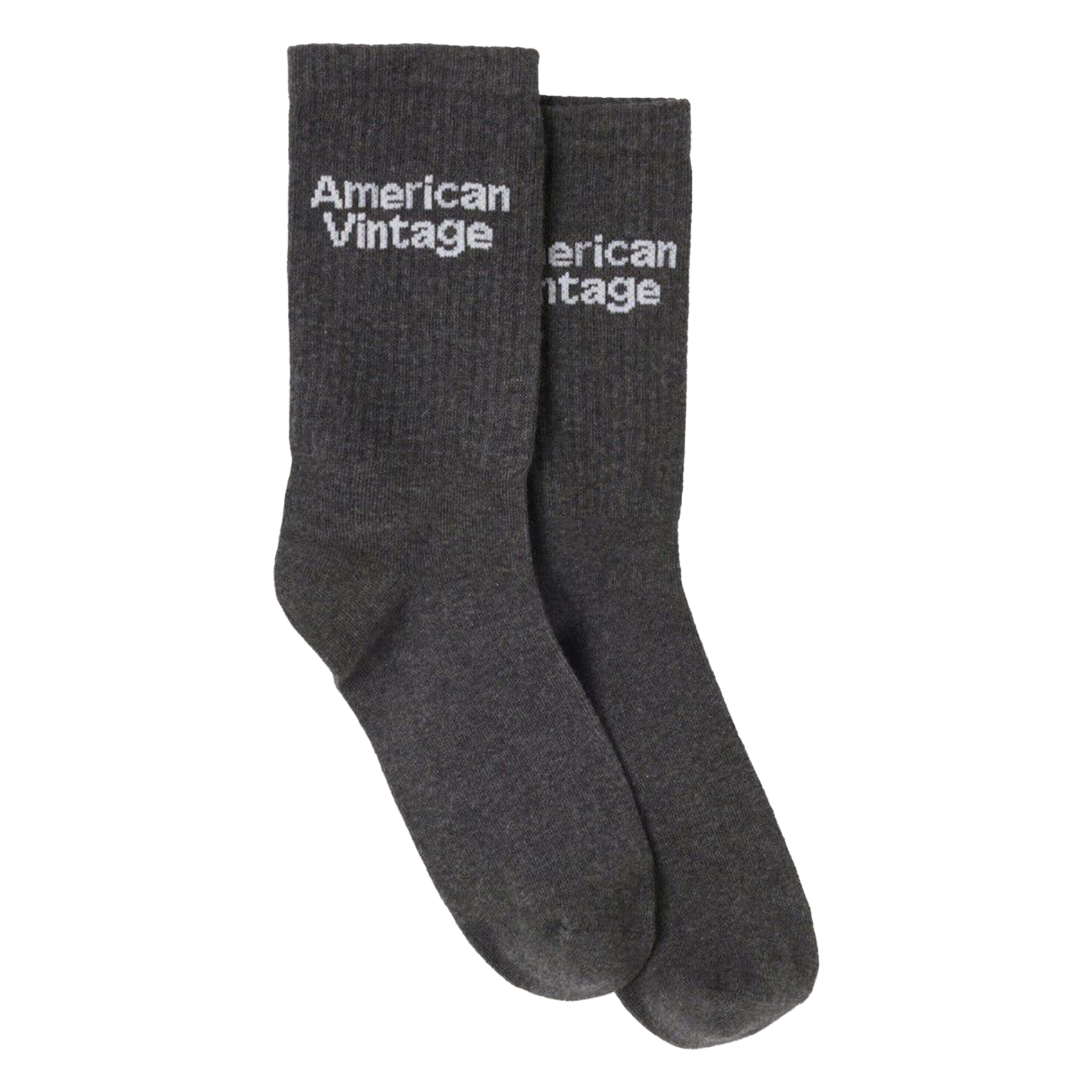 Chaussettes en coton mélangé AMERICAN VINTAGE Gris