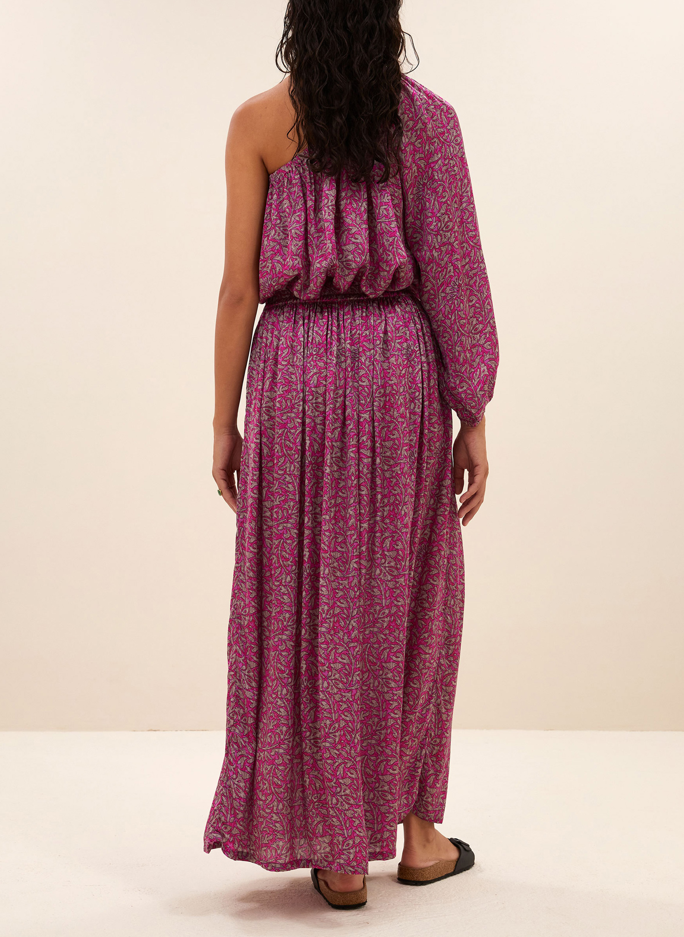 Straight printed blouse BY BAR Purple