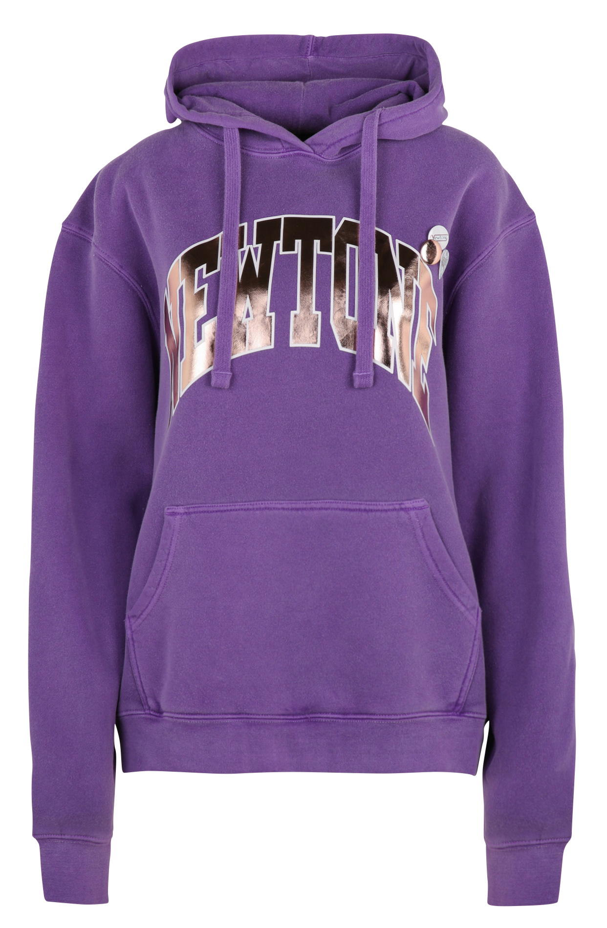 Printed sweatshirt with hood NEWTONE Purple
