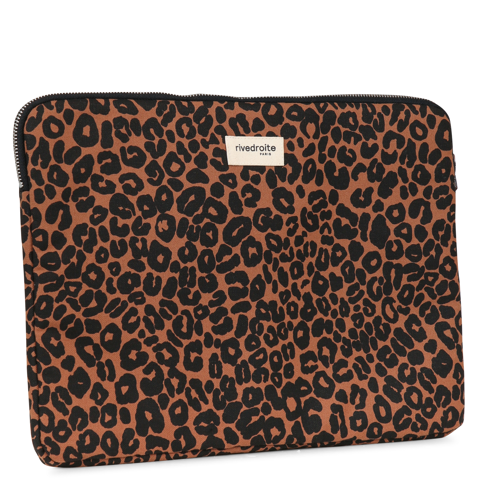 16" patterned laptop sleeve RIVEDROITE PARIS Brown