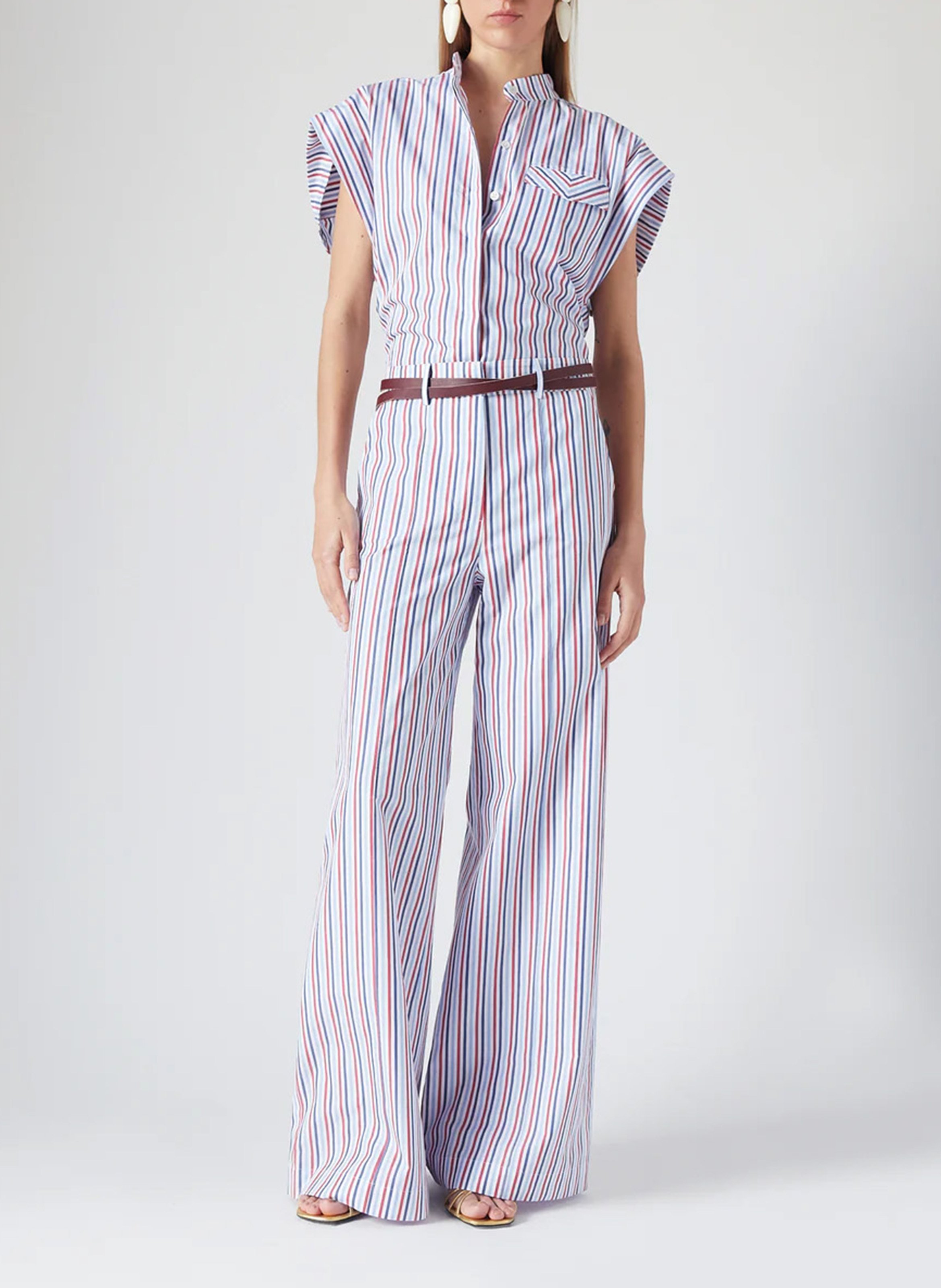 Short-sleeved striped shirt THE LABEL EDITION Multicolored