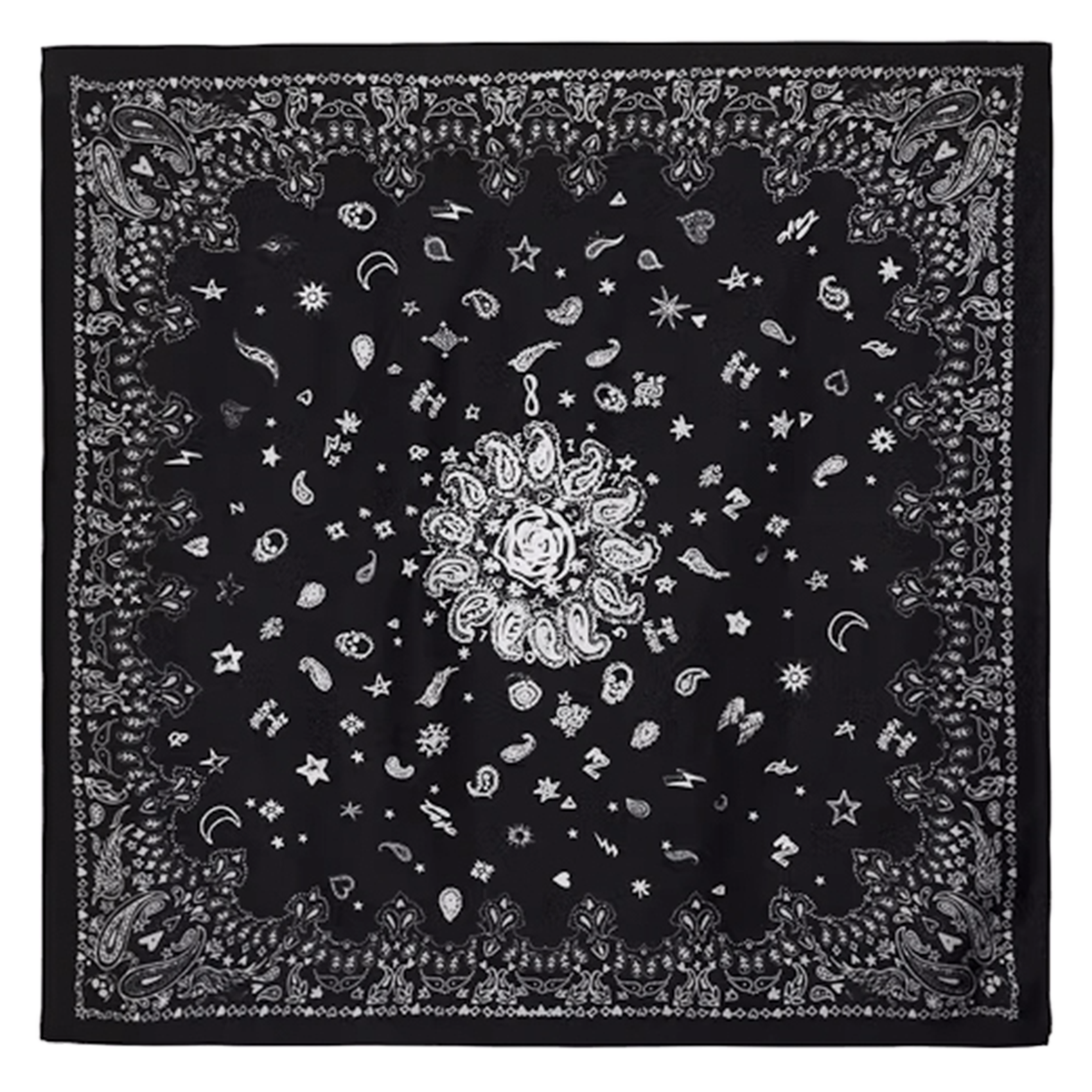 Foulard imprimé  ZADIG&VOLTAIRE Noir