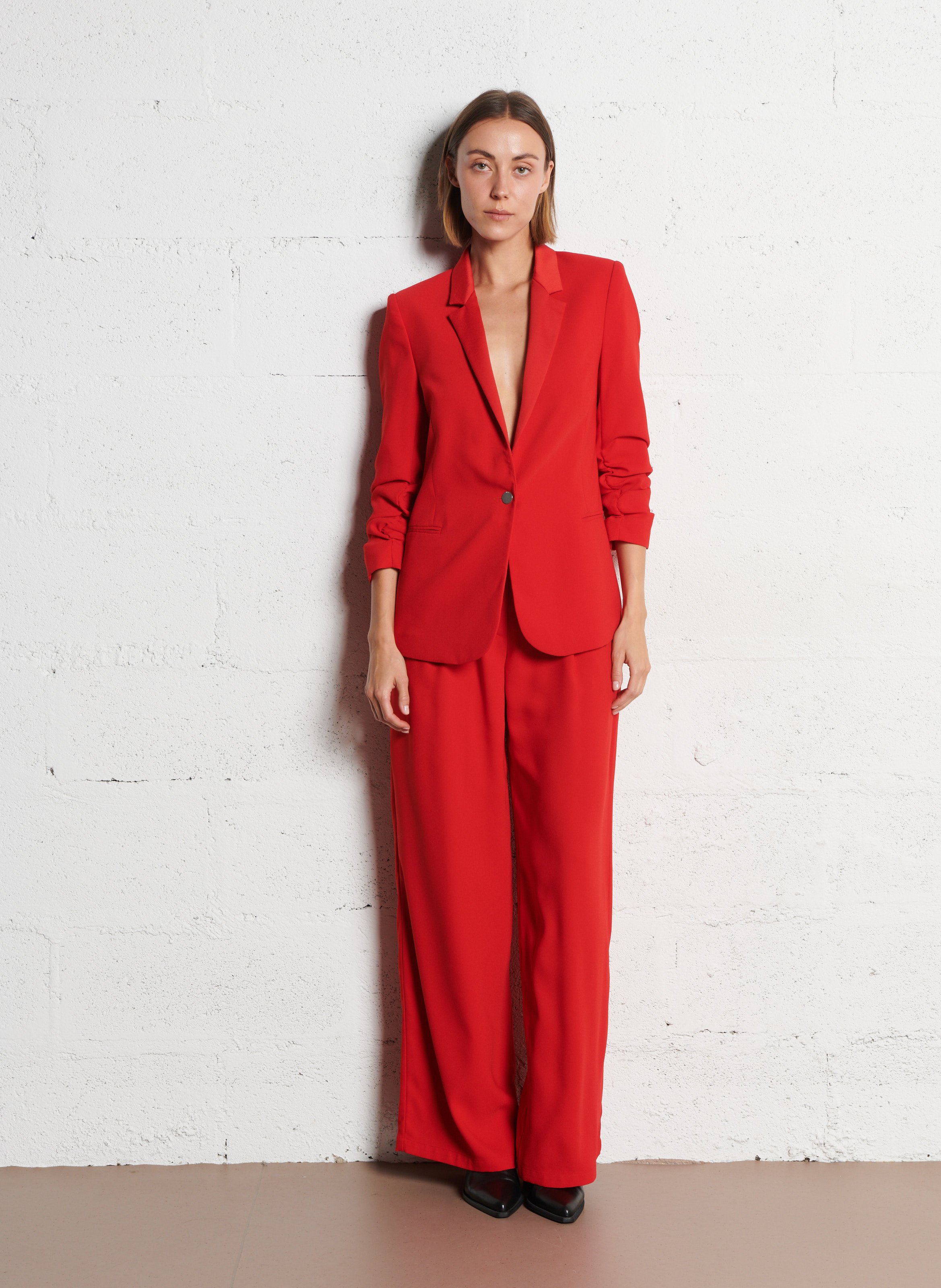 Gerade geschnittener Blazer IKKS Rot